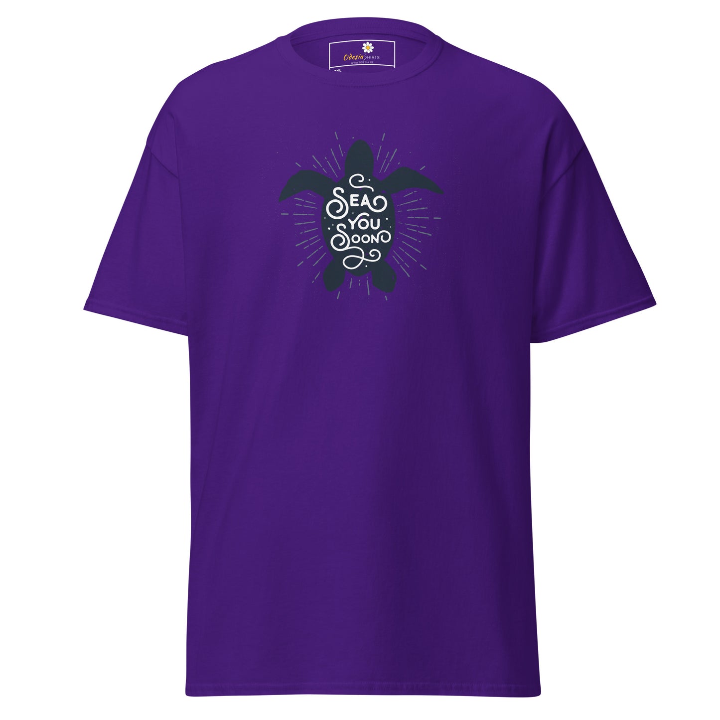 T-shirt classique pour homme - WILDLIFE TURTLE SEE YOU - BIG