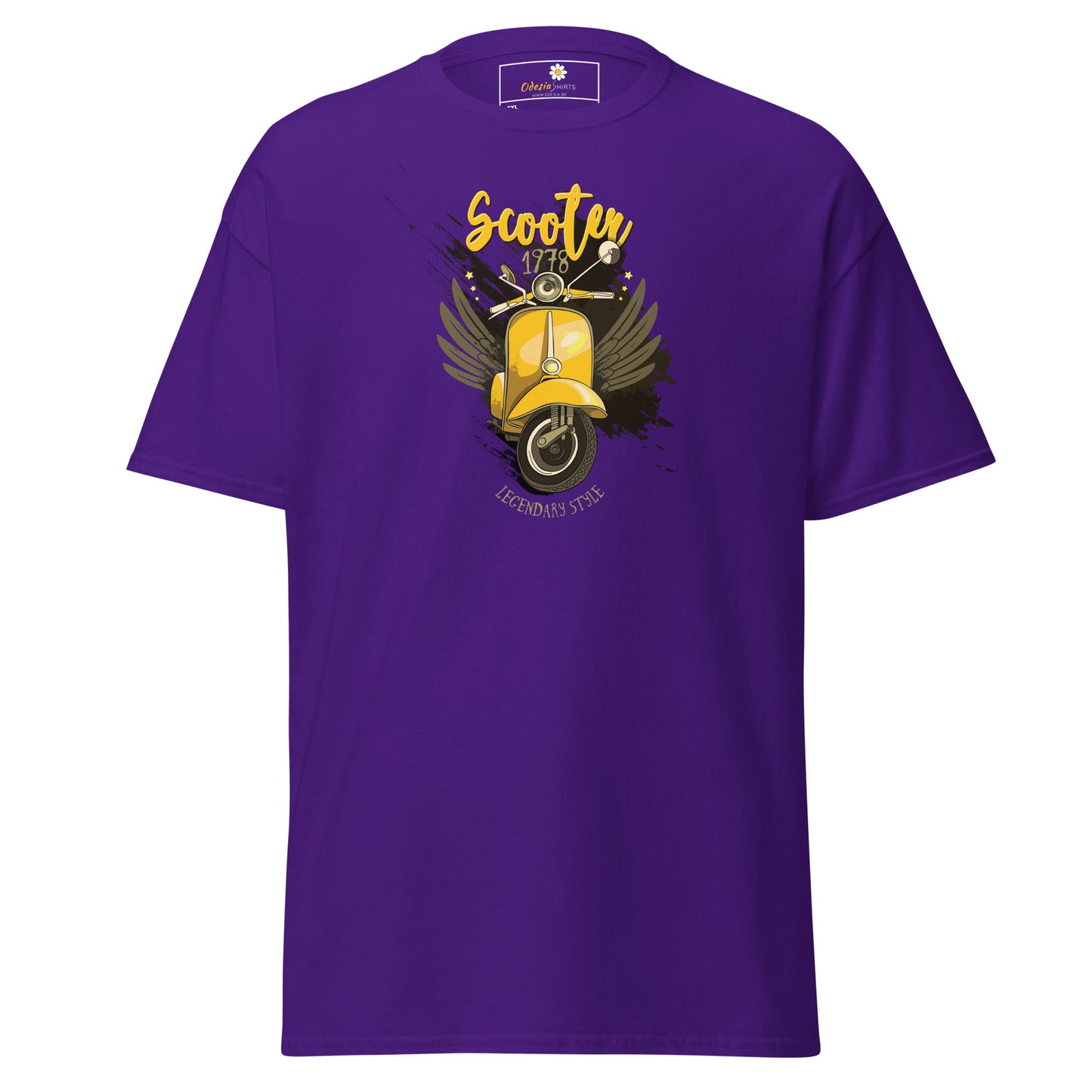 T-shirt classique homme - VINTAGE SCOOTER 1978 - GRAND