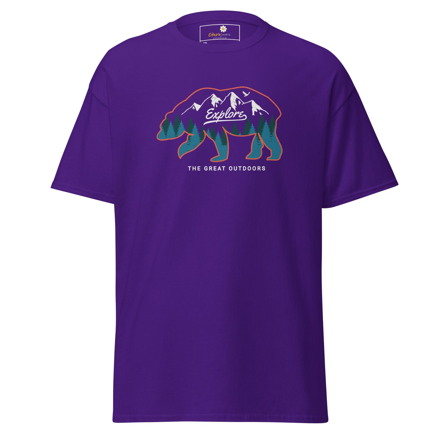 Unisex classic t-shirt - ADVENTURE GREAT OUTDOORS - BIG