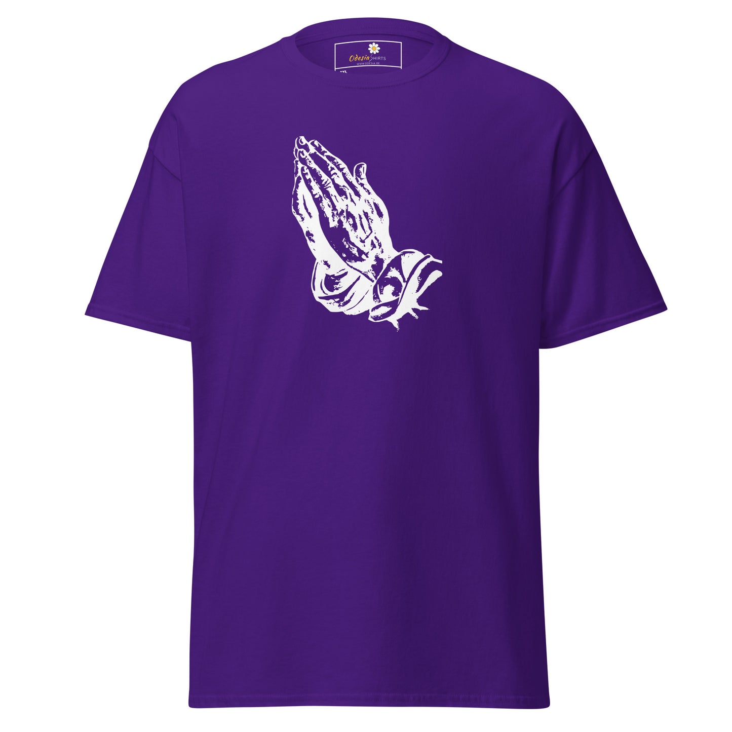 Unisex classic t-shirt - SPIRITUAL PRAYING HANDS - BIG