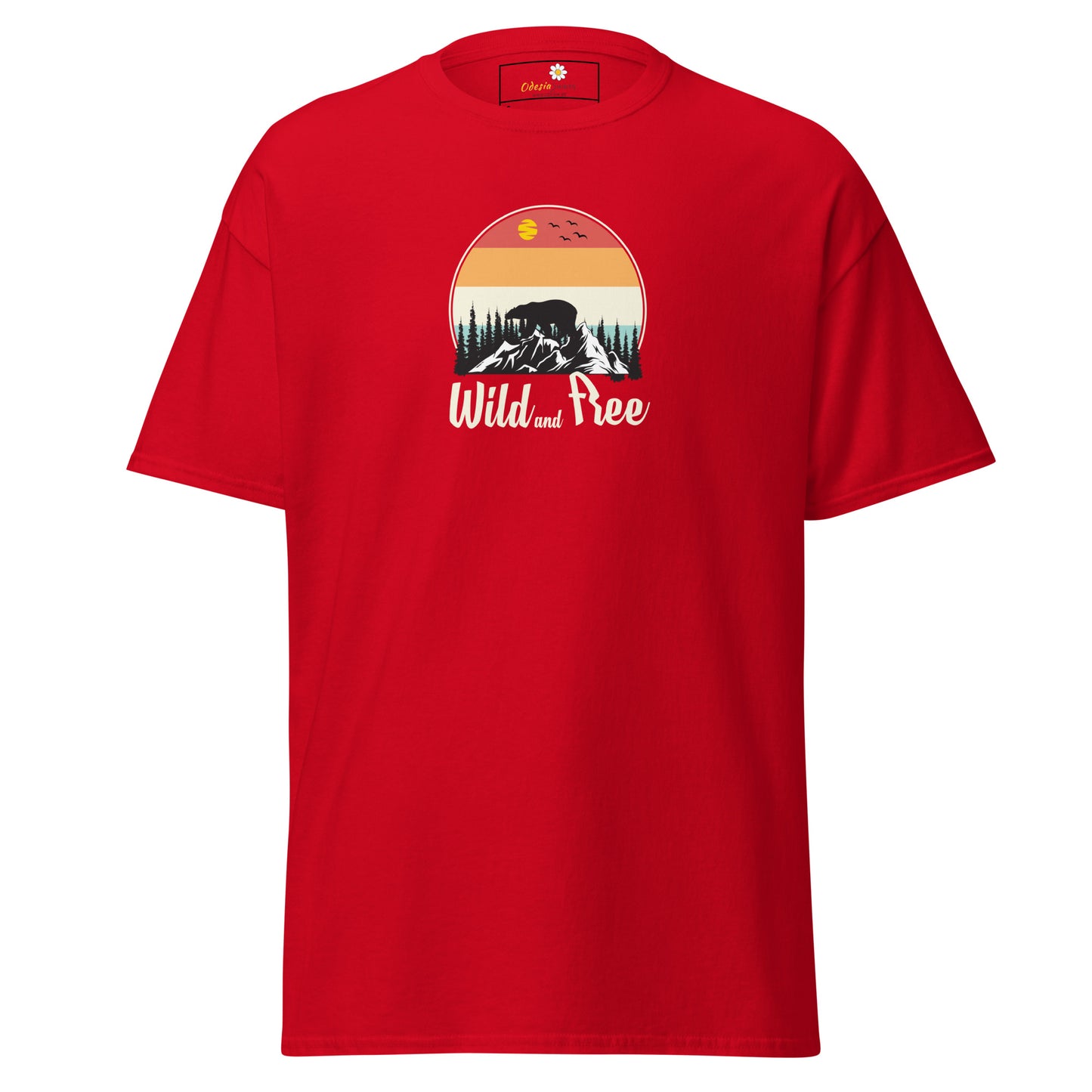 Unisex classic t-shirt - ADVENTURE WILD AND FREE - REGULAR