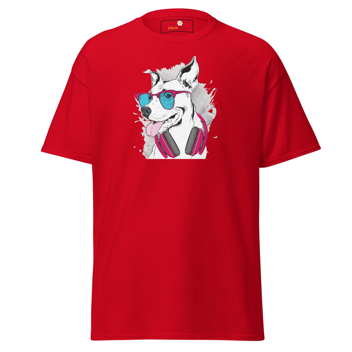 T-shirt classique unisexe - ANIMAUX MUSIQUE CHIEN - RÉGULIER