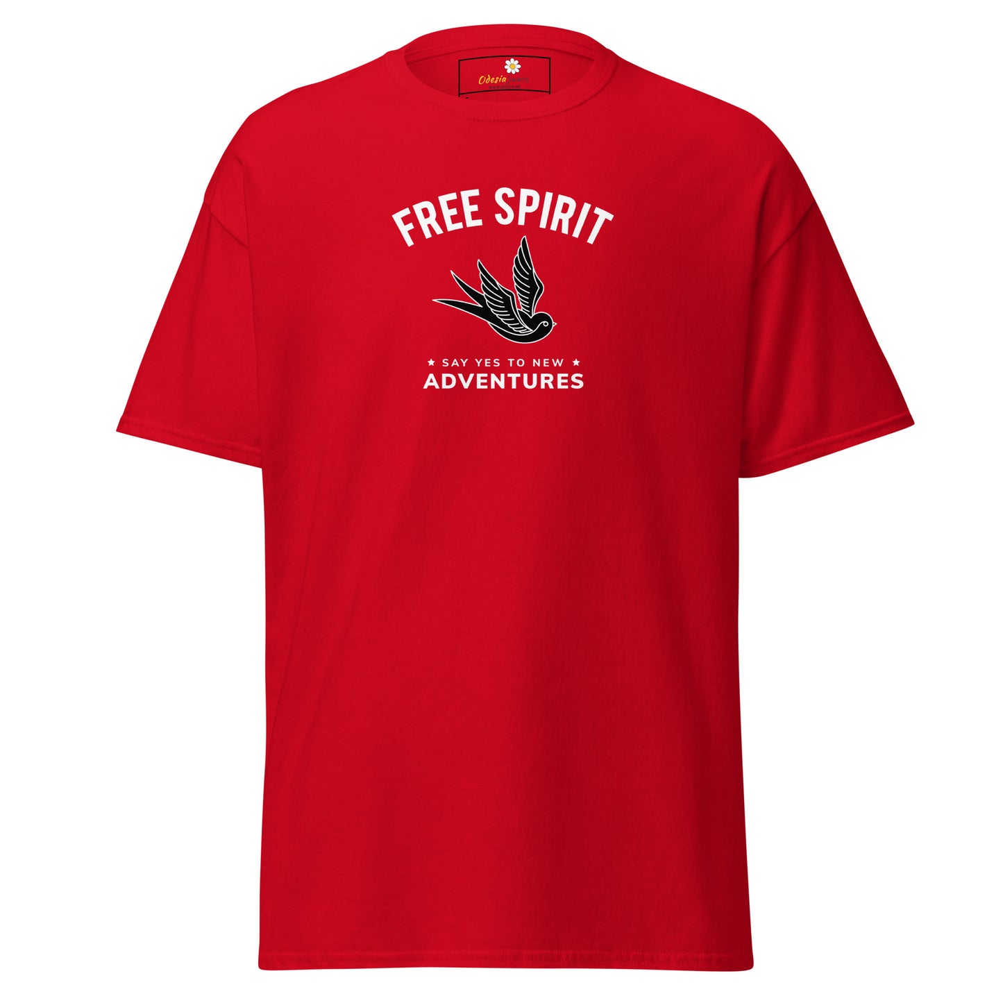 Unisex classic t-shirt - SPIRITUAL FREE SPIRIT SAY YES - REGULAR