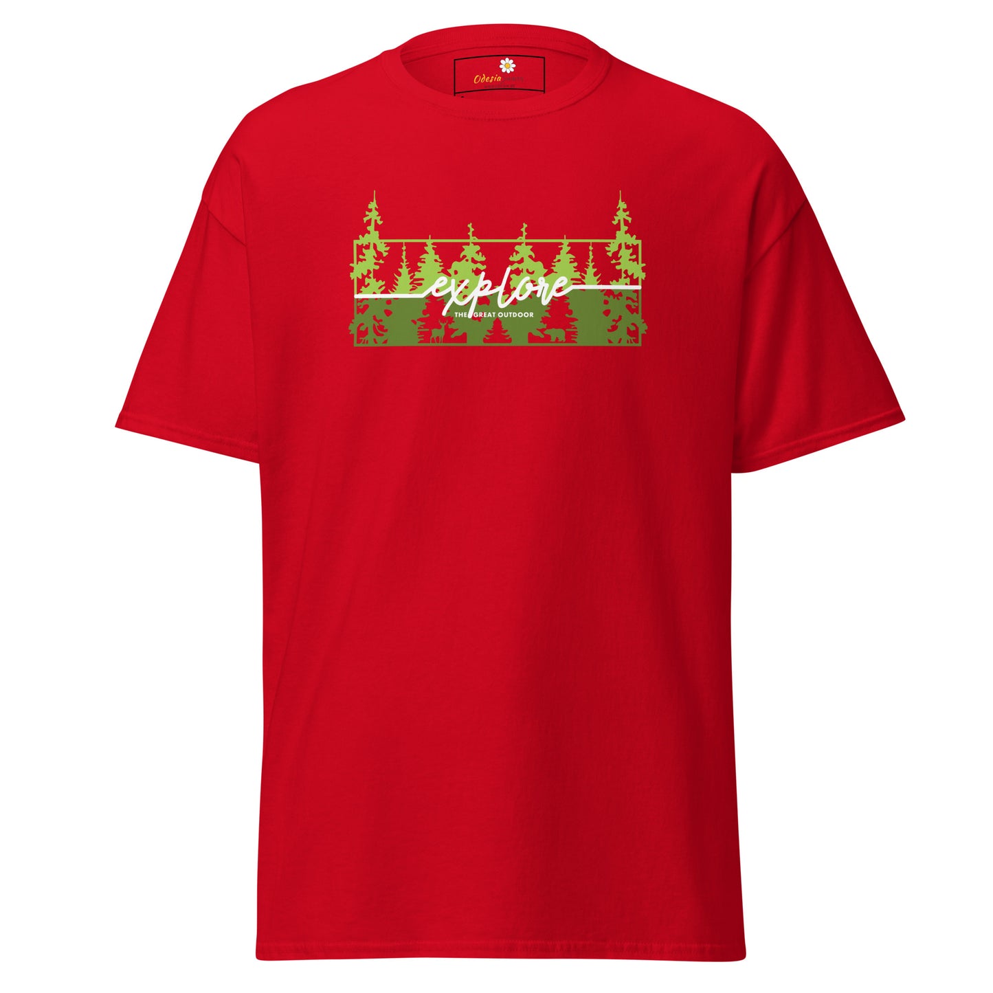 T-shirt classique unisexe - AVENTURE EXPLORE TREES - REGULAR