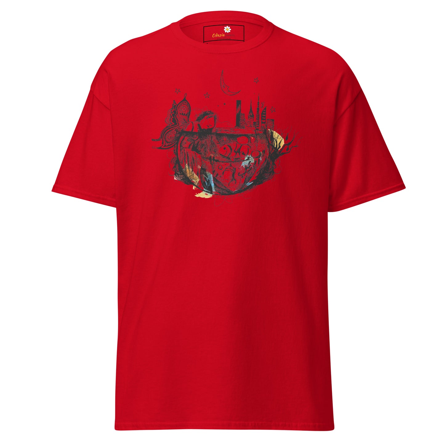 Unisex classic t-shirt - FANTASY GIRL FISHBOWL - REGULAR