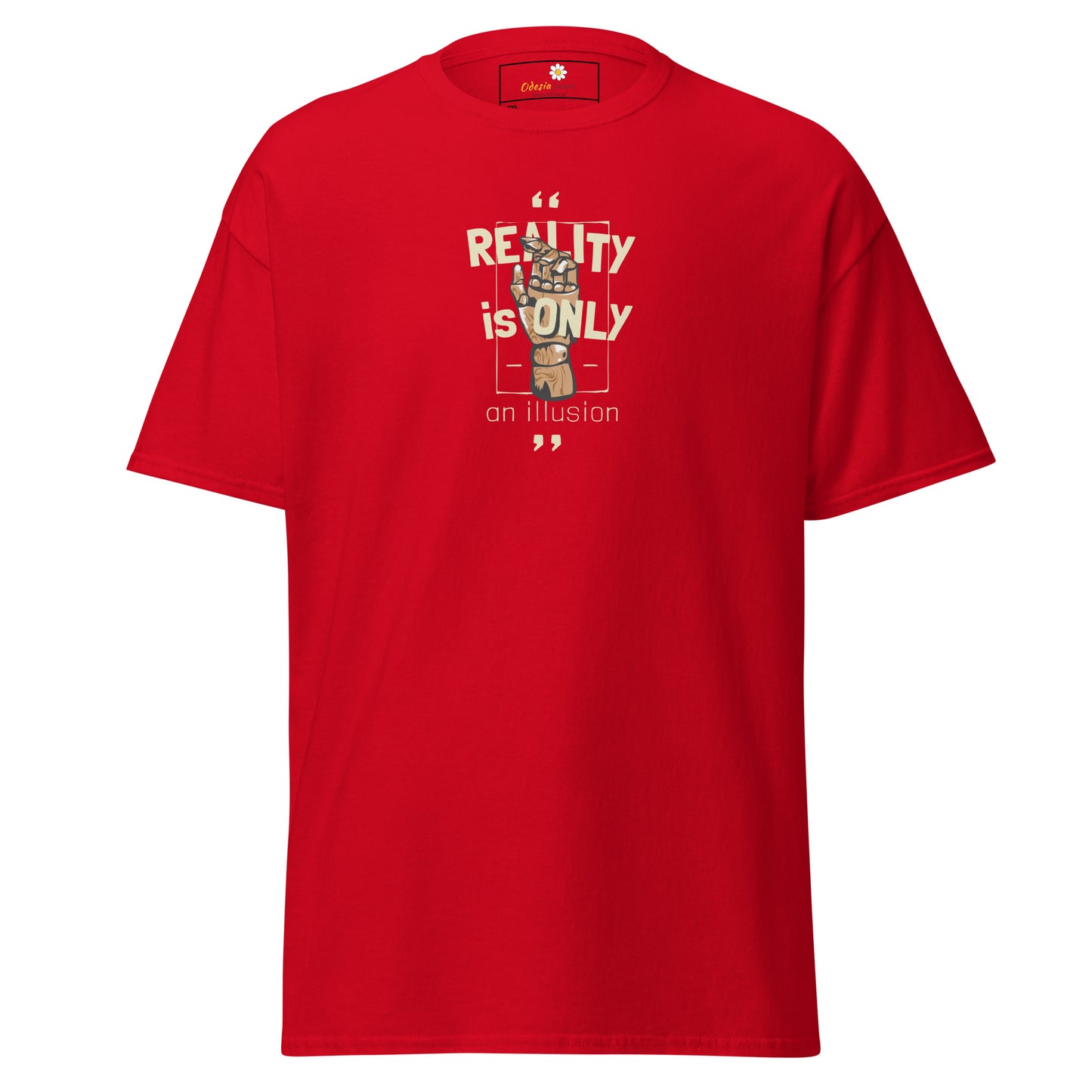 Unisex classic t-shirt - MYSTIC REALITY IS ONLY AN ILLUSION - BIG