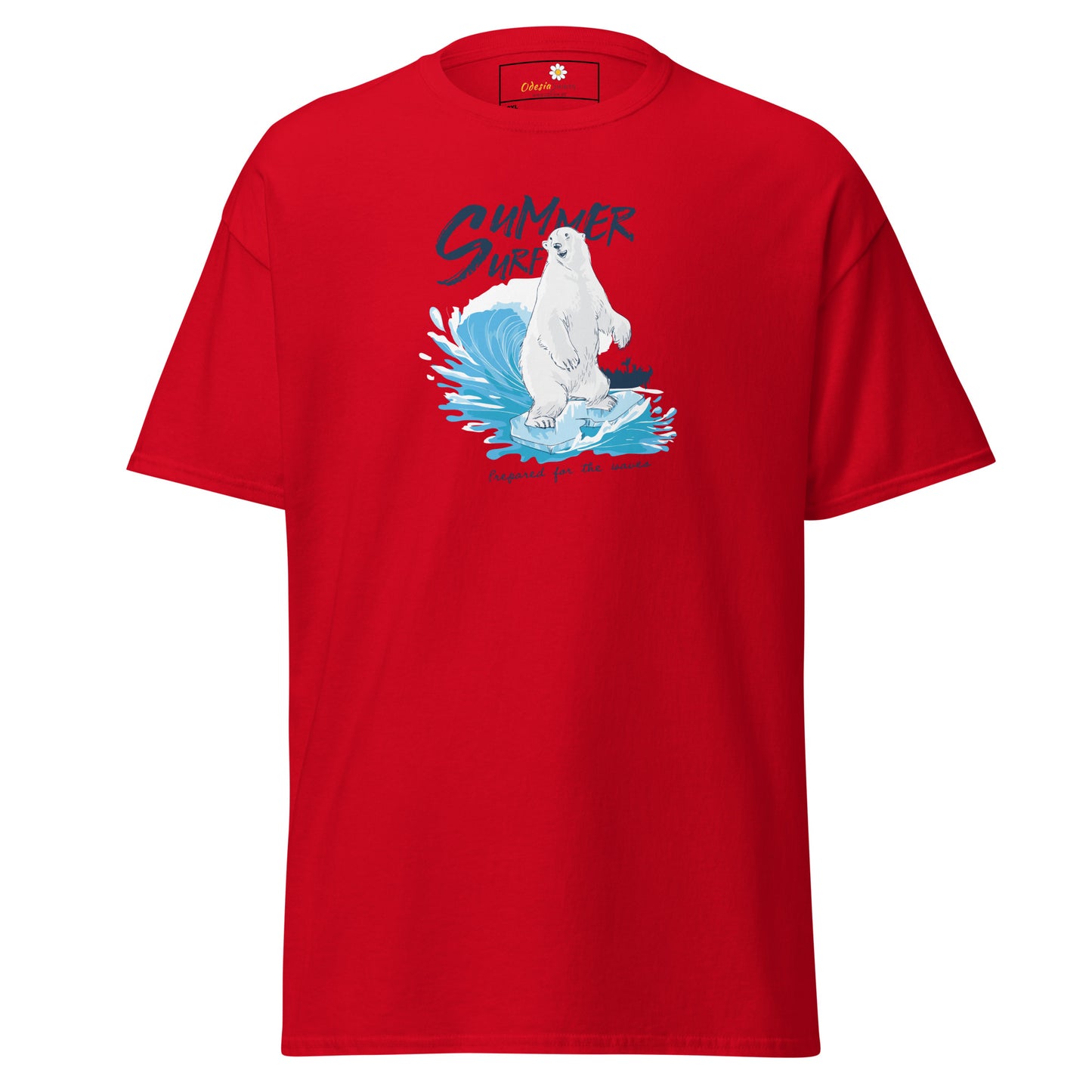 T-shirt classique homme - SUMMER SURFING BEAR - GRAND