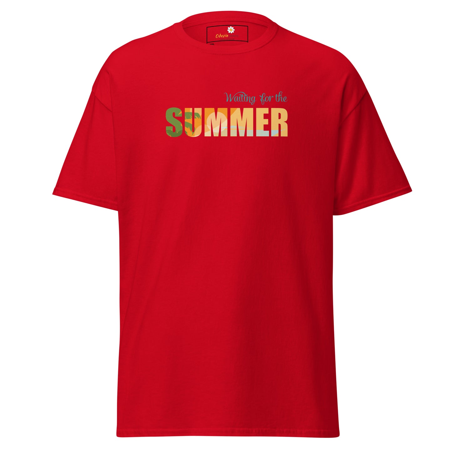 T-shirt classique pour homme - L'ÉTÉ ATTEND - GRAND