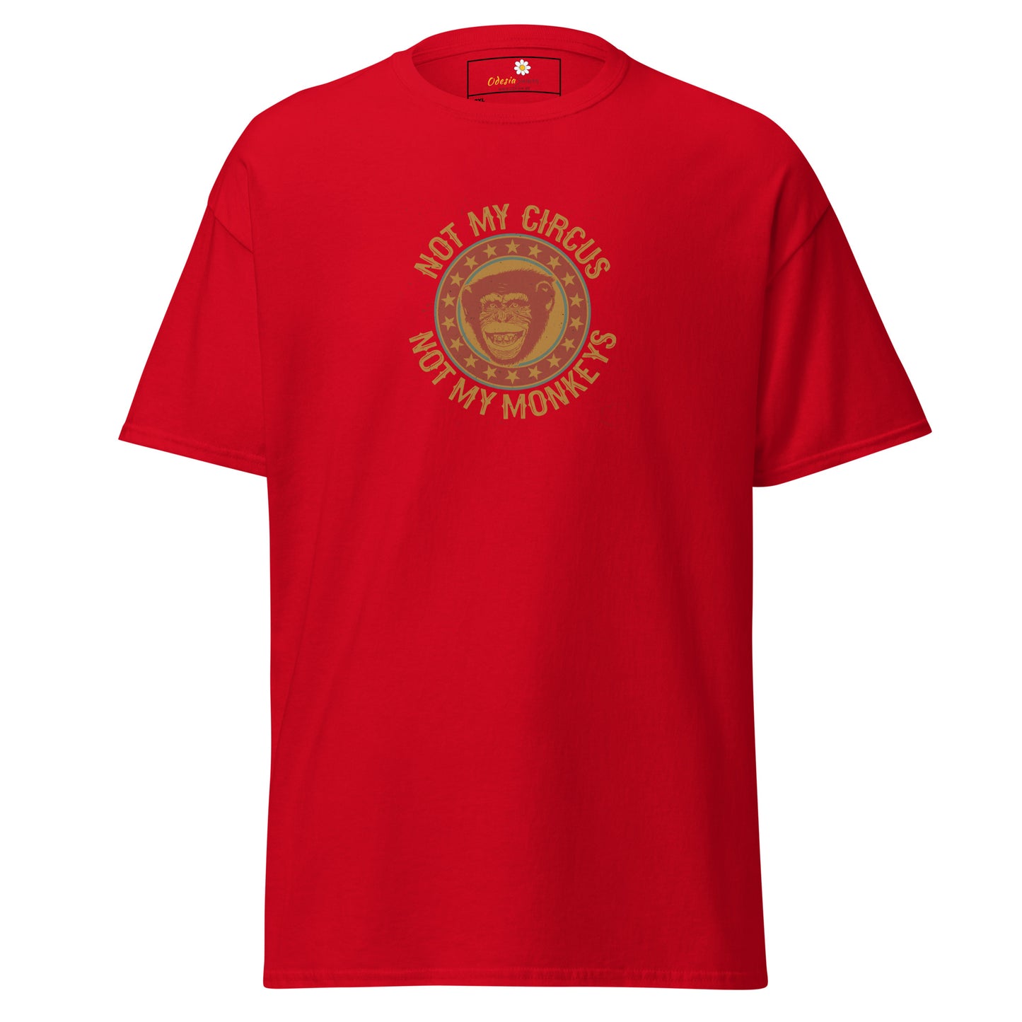 T-shirt classique homme - VINTAGE NOT MY MONKEYS CIRCUS - GRAND