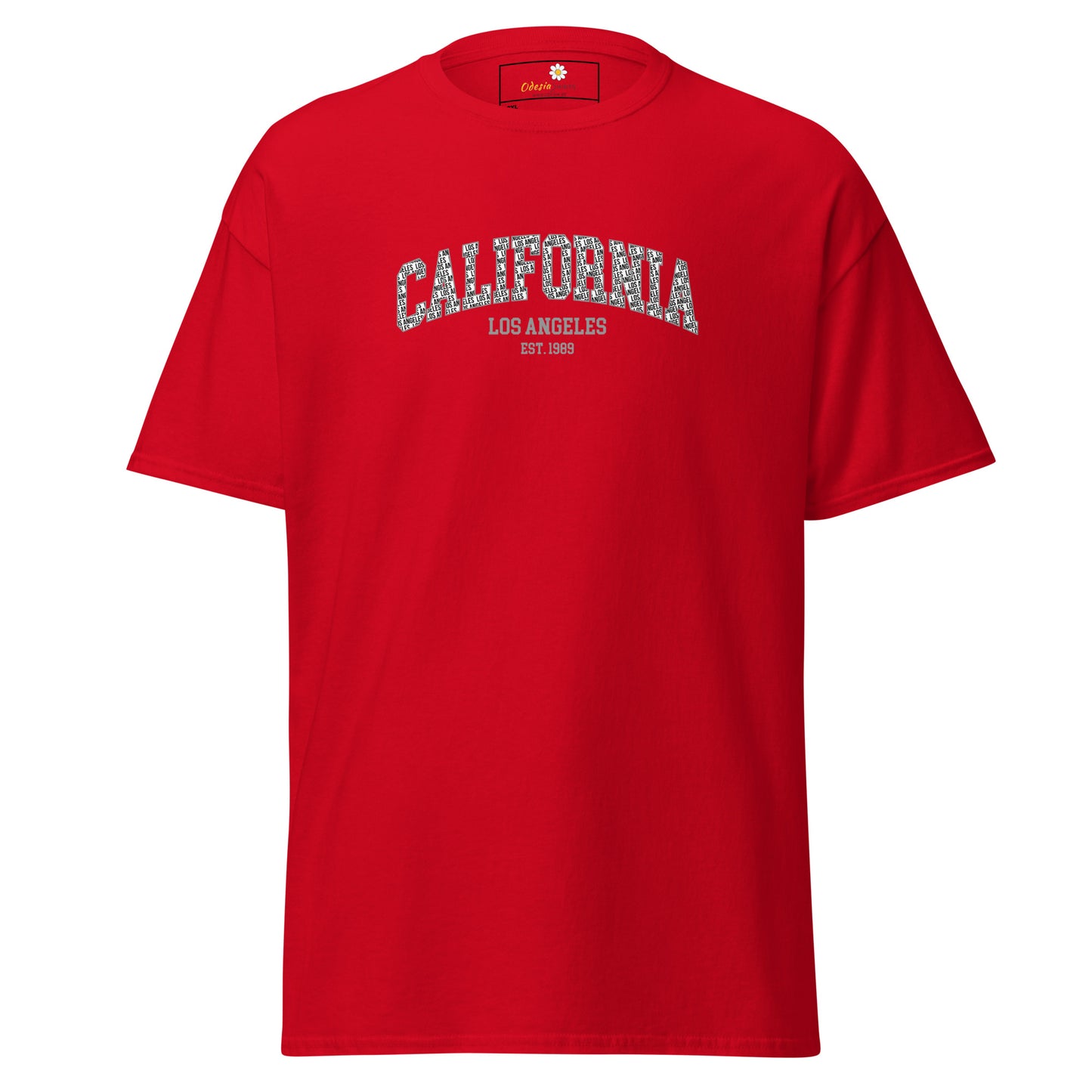 Klassiek T-shirt voor heren - TEXT CALIFORNIA MORE - GROOT