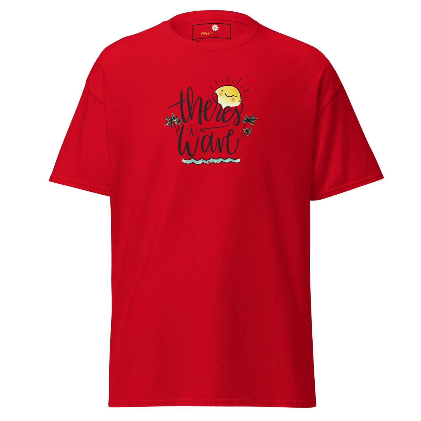 T-shirt classique pour homme - SUMMER THERES A WAVE - BIG