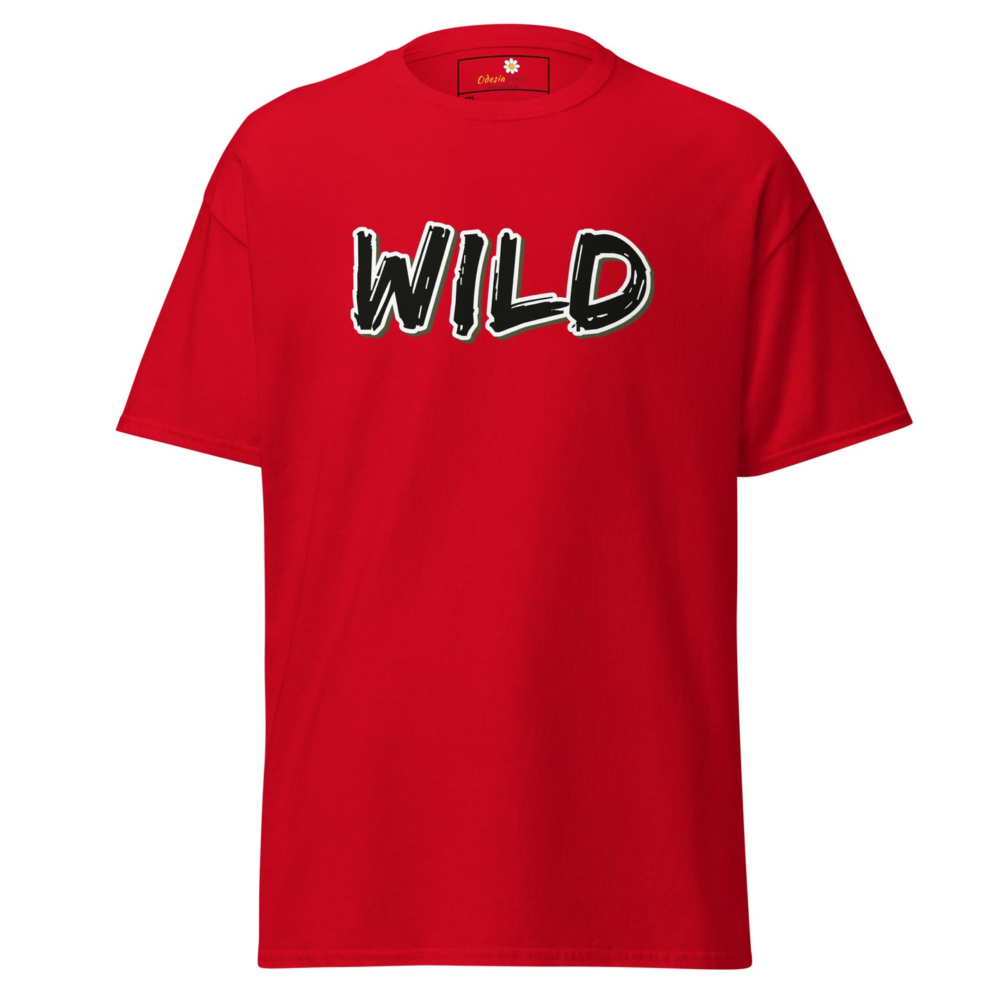 T-shirt classique pour homme - TEXT WILD - BIG
