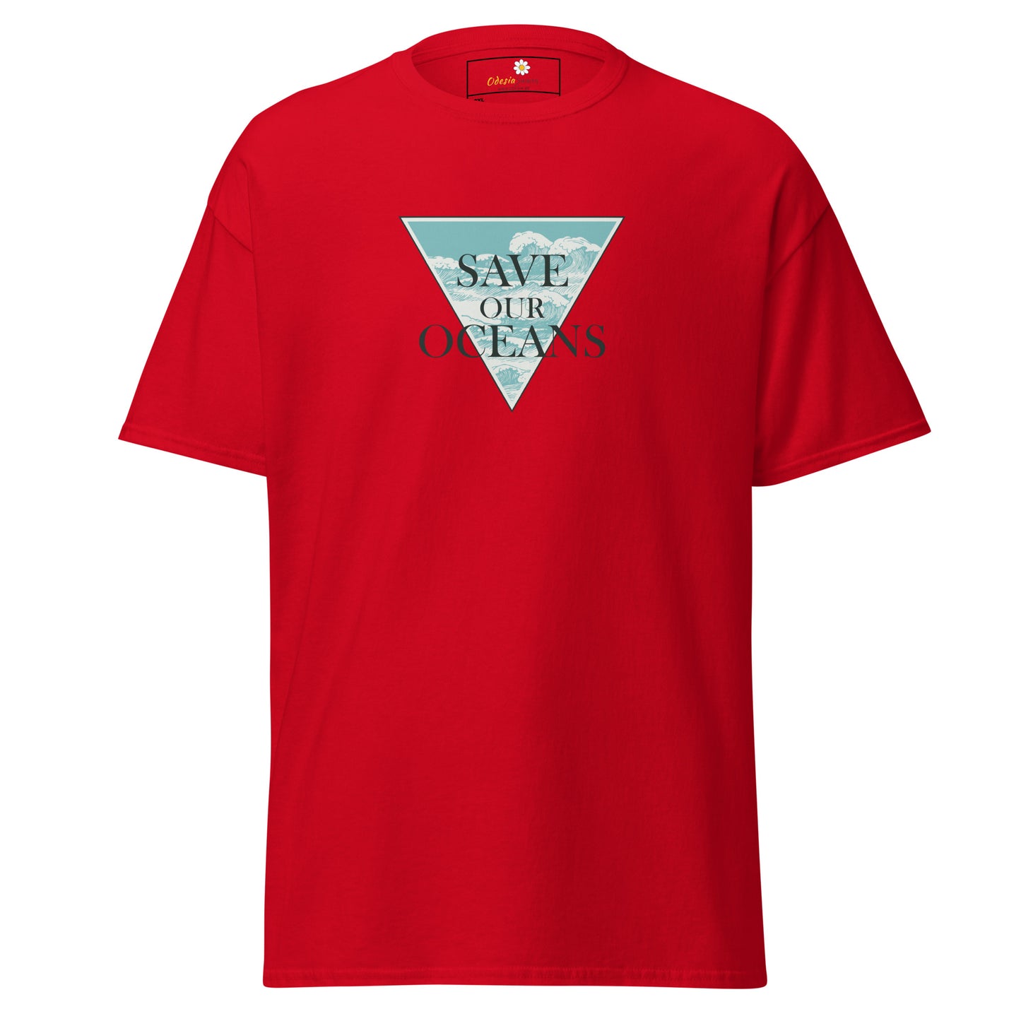 Unisex classic t-shirt - ECOLOGY SAVE OUR OCEANS - BIG