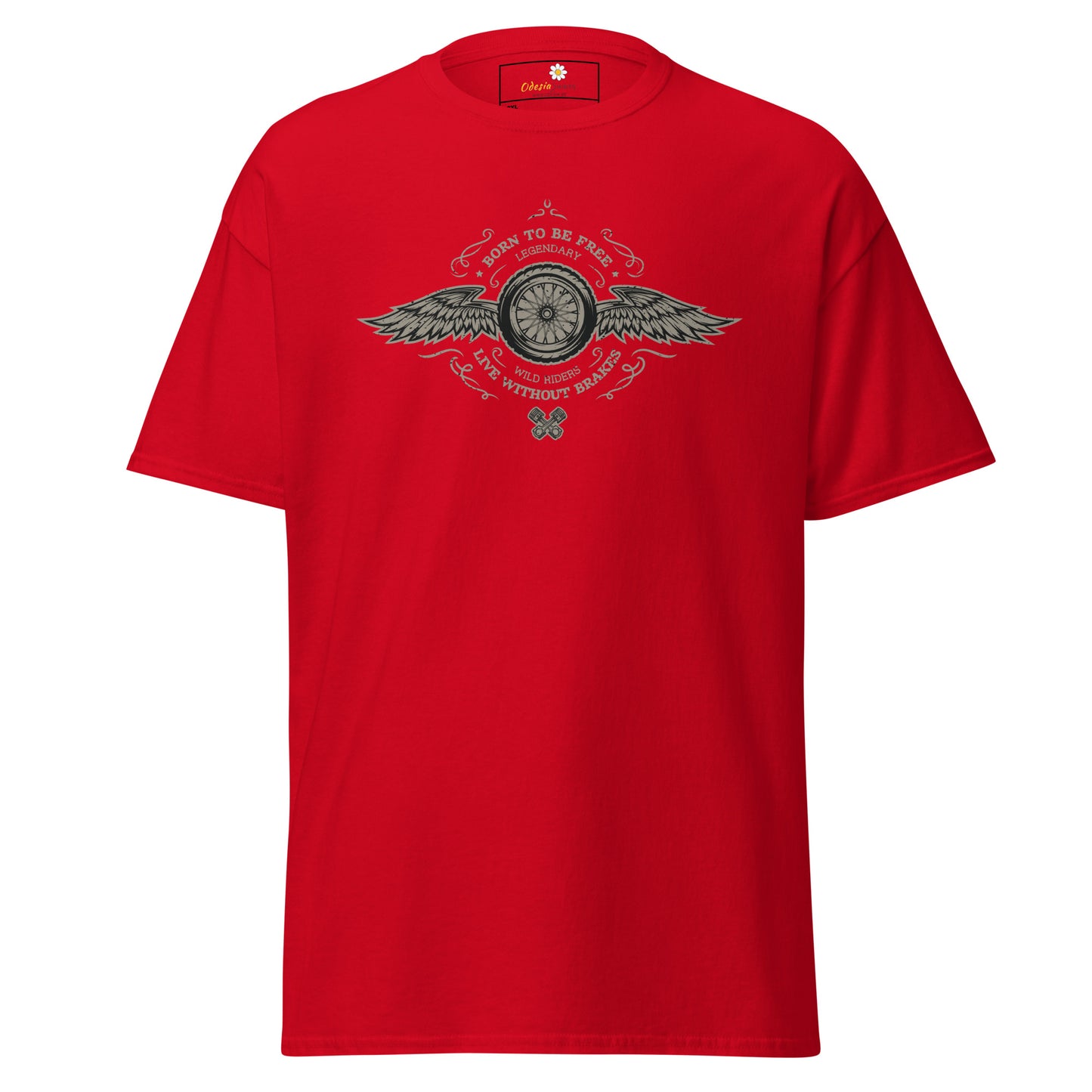 T-shirt classique homme - VINTAGE BORN TO BE FREE - GRAND