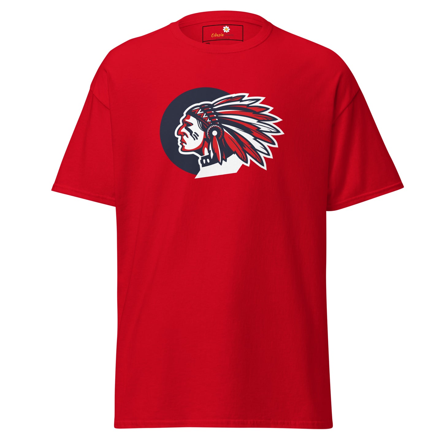 T-shirt classique homme - VINTAGE INDIAN HEAD - GRAND
