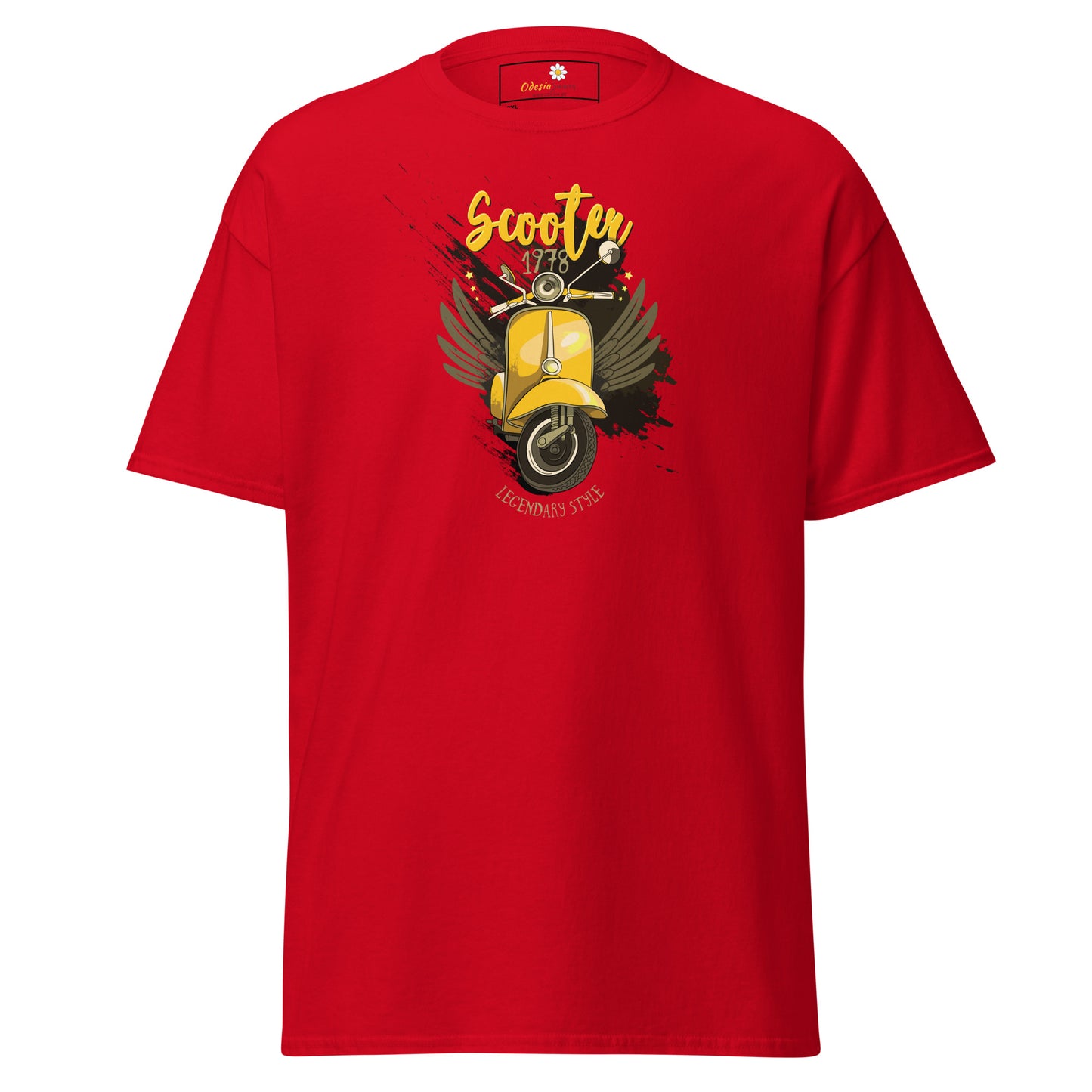 T-shirt classique homme - VINTAGE SCOOTER 1978 - GRAND