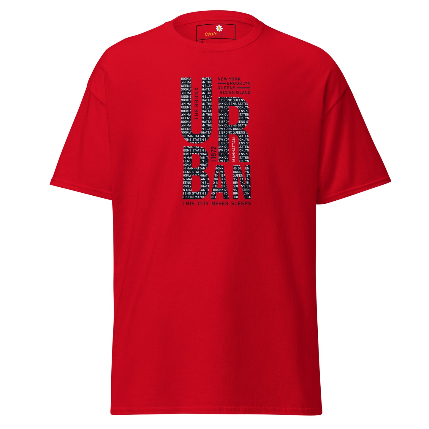 Heren klassiek t-shirt - URBAN DESIGN - GROOT