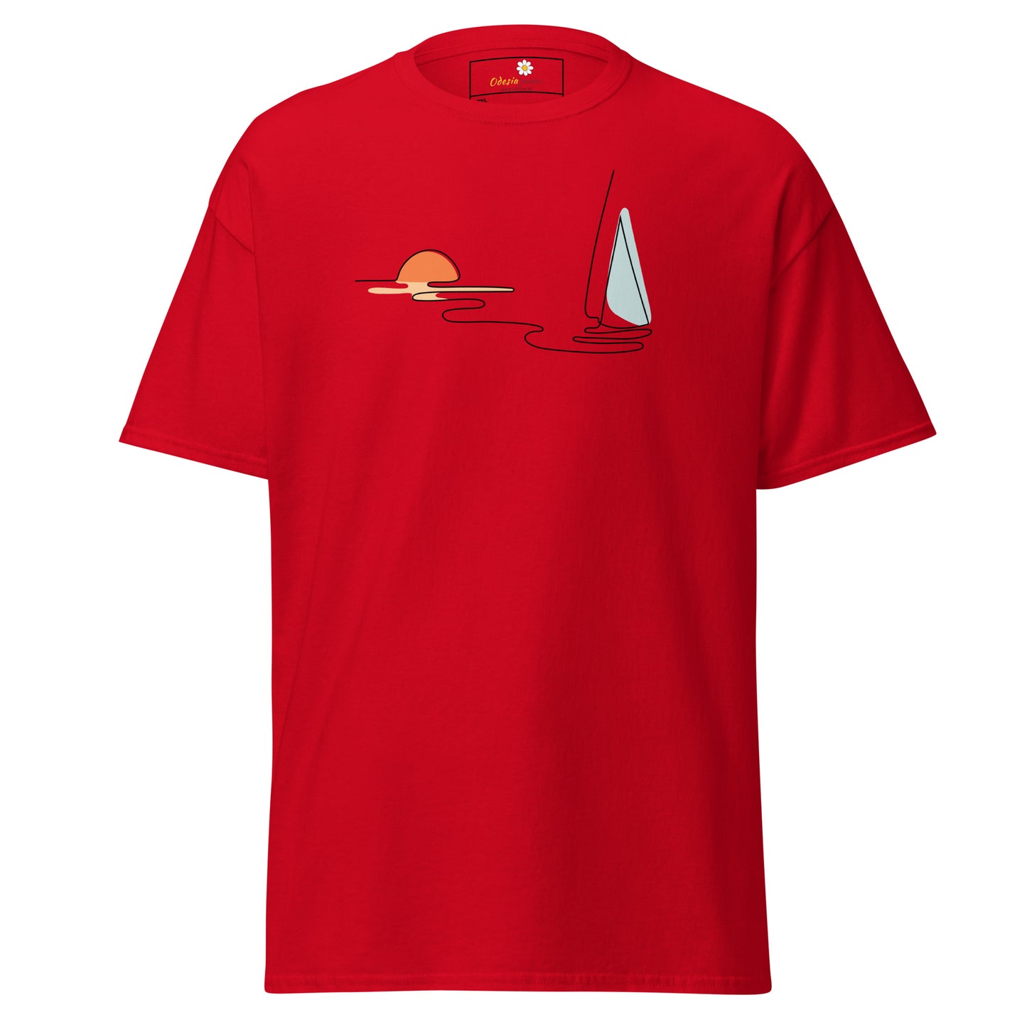 T-shirts classiques pour hommes - NATURE LINE SUNSE5T BOAT - BIG