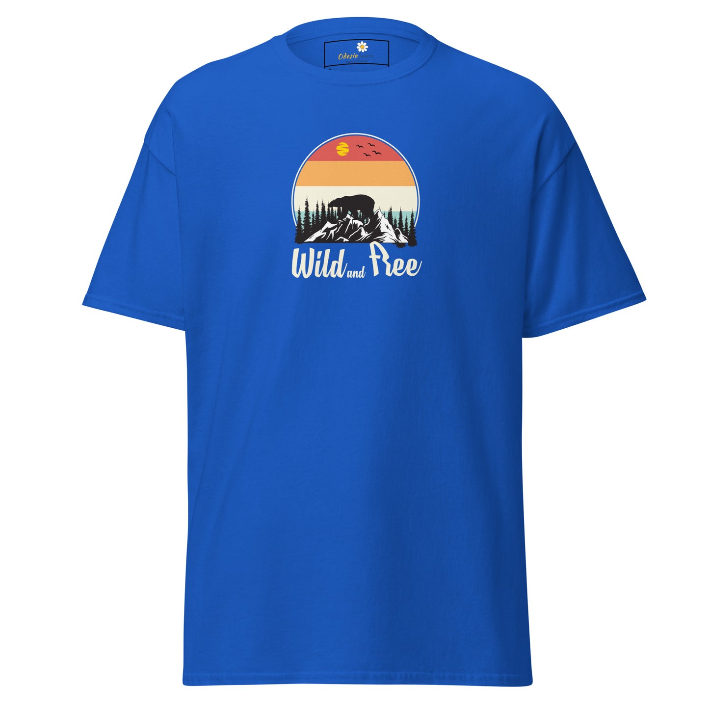 Unisex classic t-shirt - ADVENTURE WILD AND FREE - REGULAR