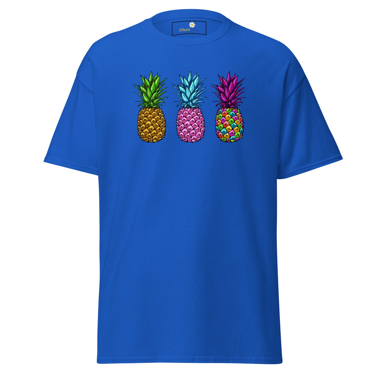 Unisex classic t-shirt - ORGANIC FRUIT PINEAPPLE COLORS - REGULAR