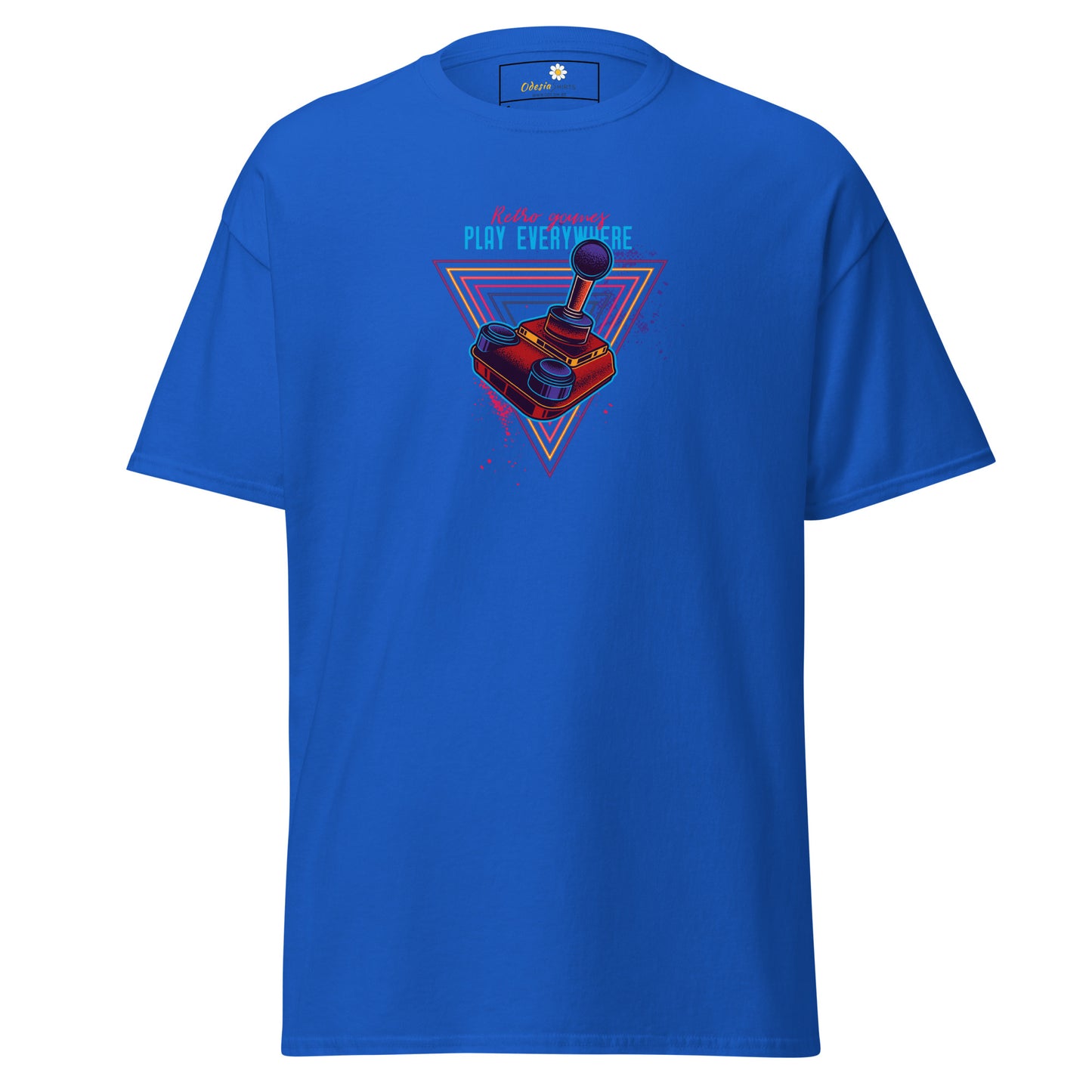 Unisex classic t-shirt - GAMERS PLAY EVERYWHERE JOYSTICK - REGULAR