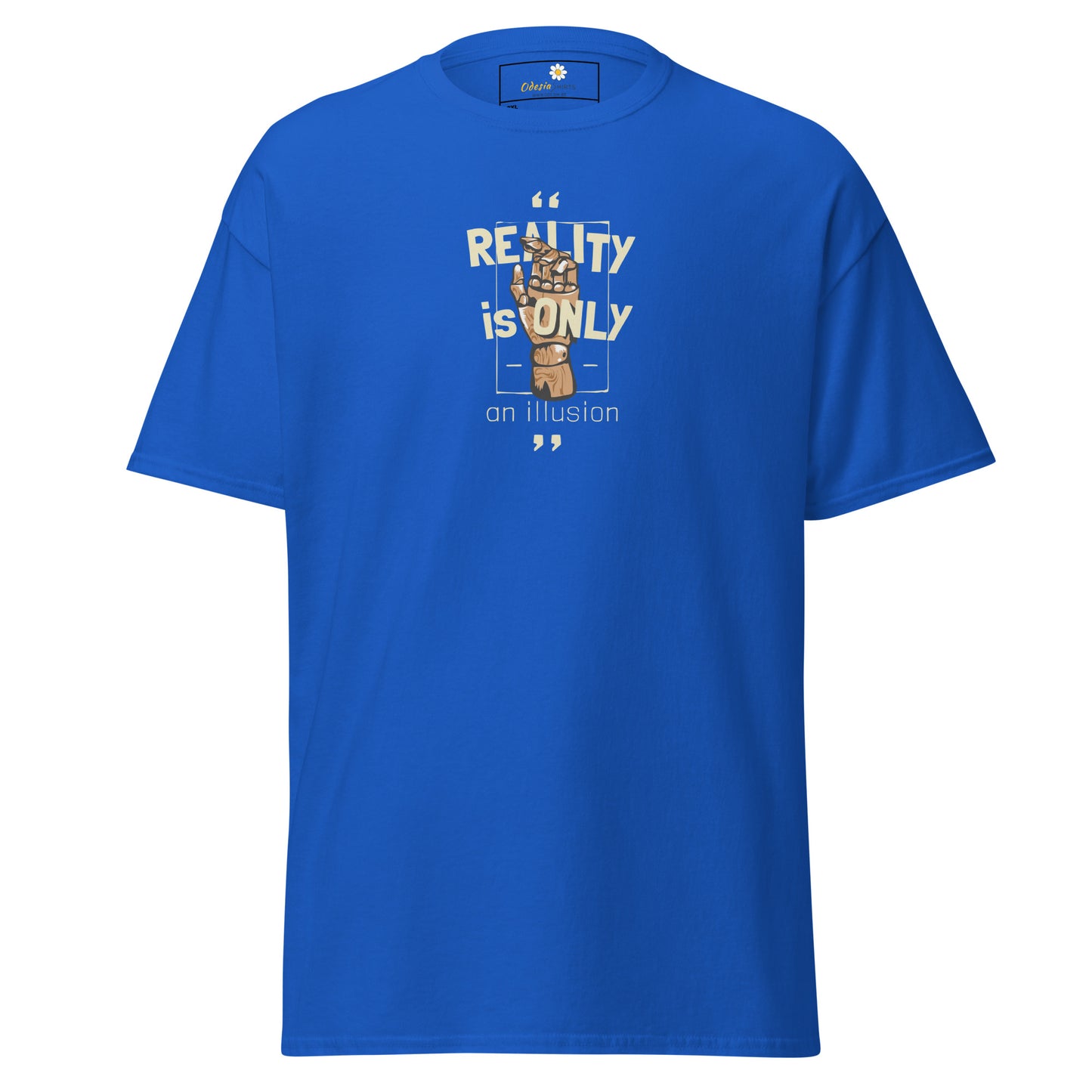 Unisex classic t-shirt - MYSTIC REALITY IS ONLY AN ILLUSION - BIG