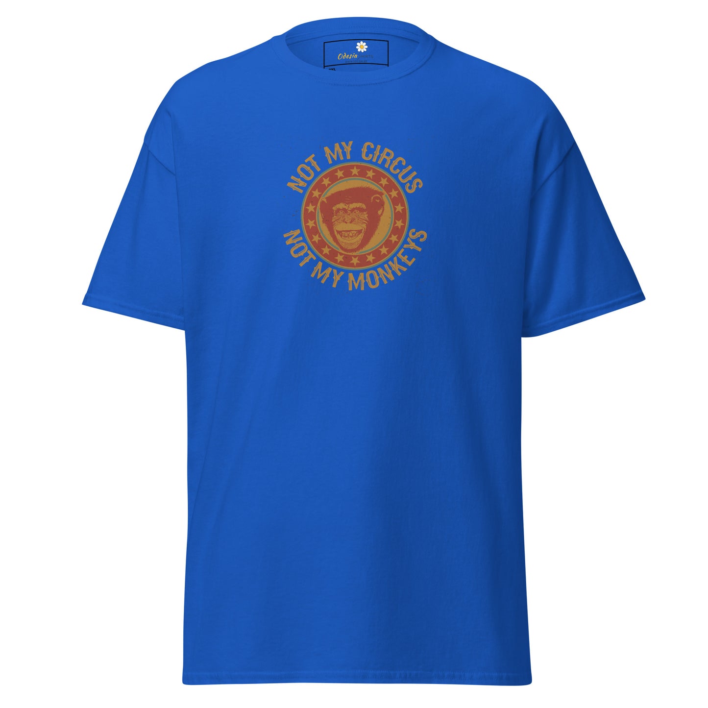 T-shirt classique homme - VINTAGE NOT MY MONKEYS CIRCUS - GRAND