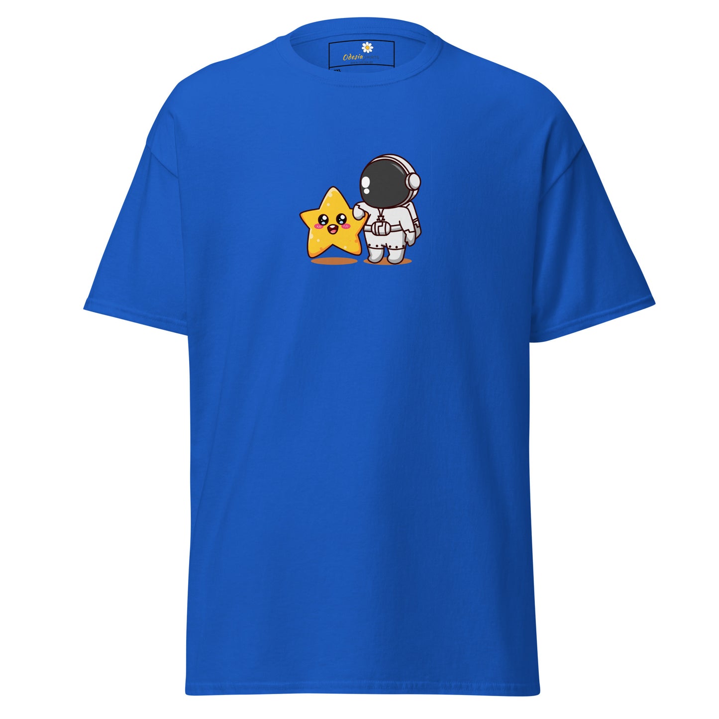 Unisex classic t-shirt - ASTRONAUT MINI STAR - BIG