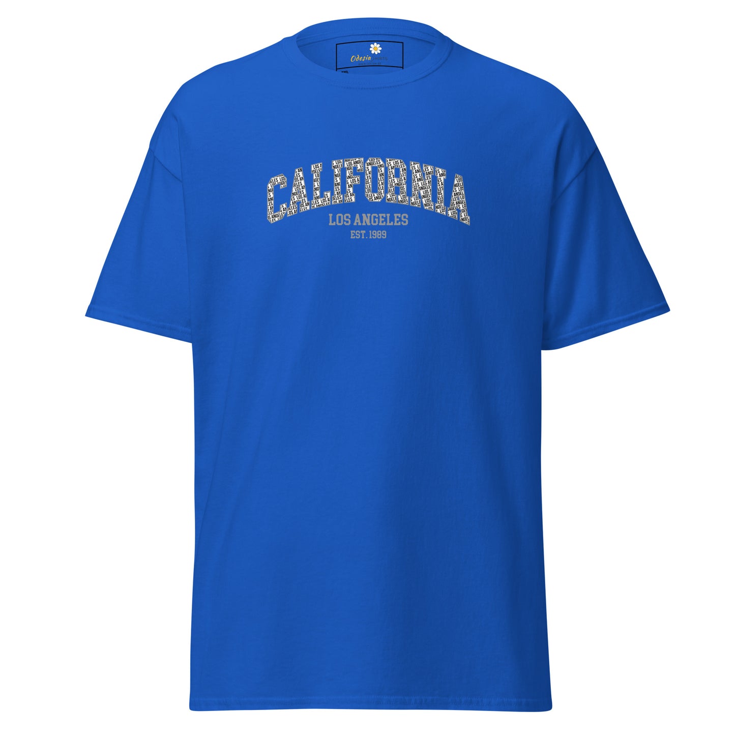 Klassiek T-shirt voor heren - TEXT CALIFORNIA MORE - GROOT