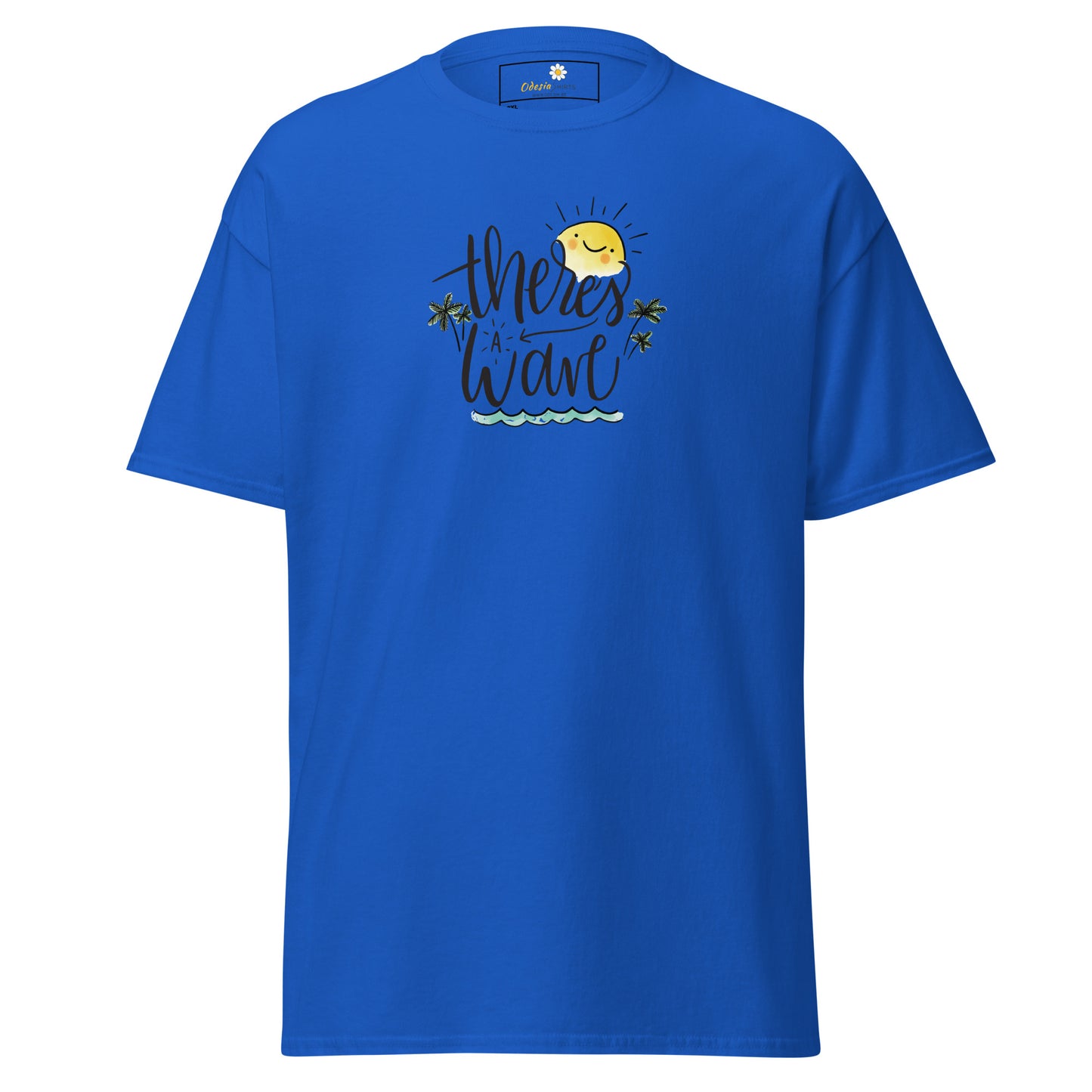 T-shirt classique pour homme - SUMMER THERES A WAVE - BIG