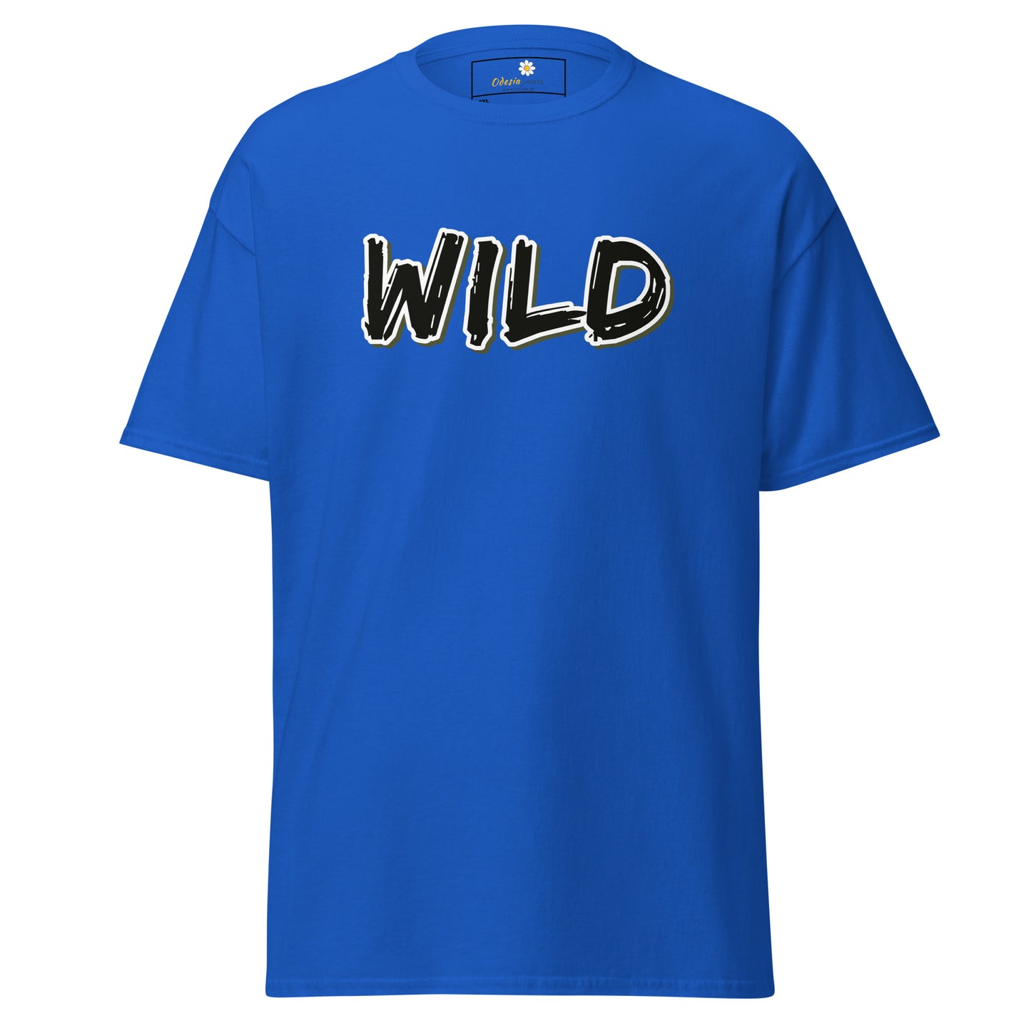 T-shirt classique pour homme - TEXT WILD - BIG