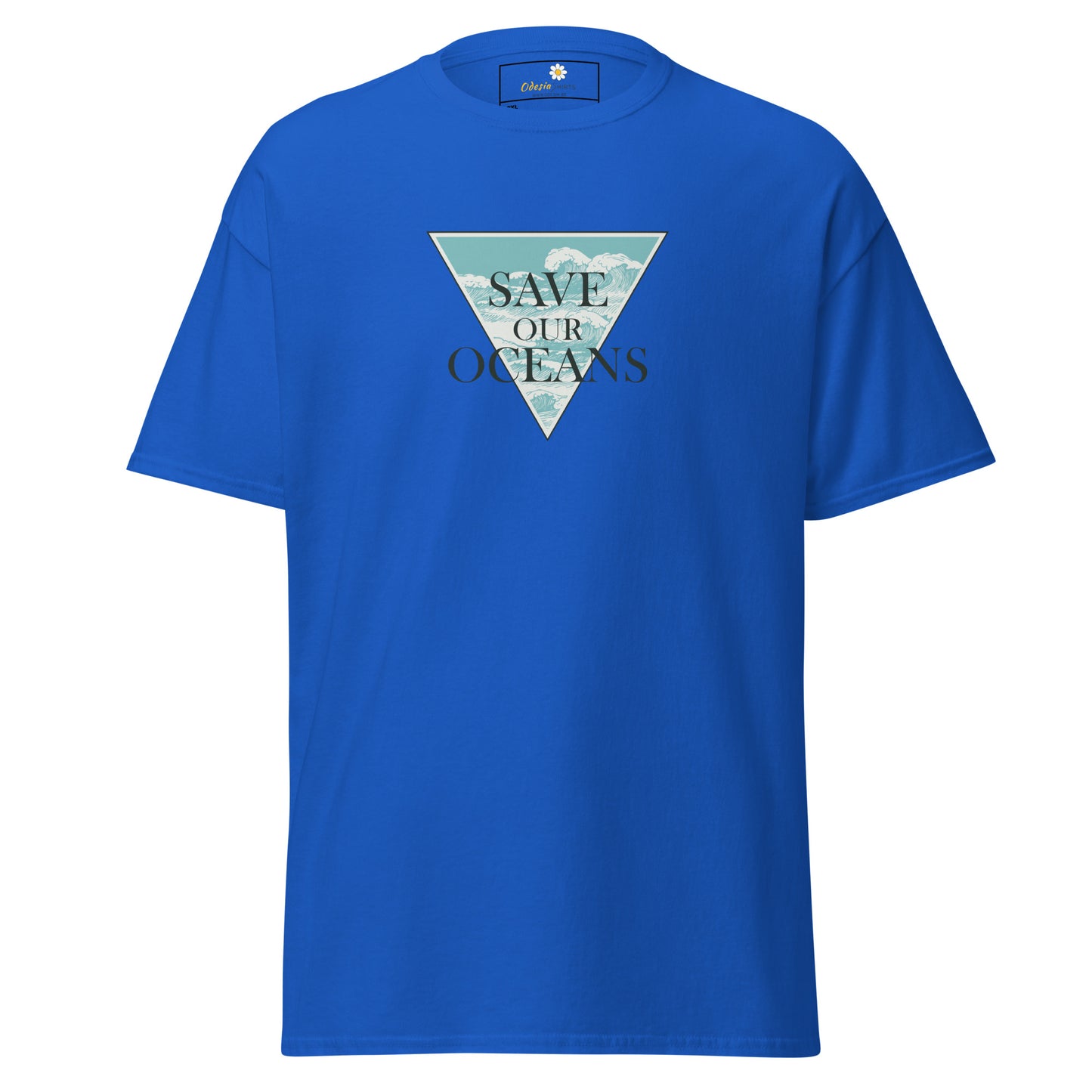 Unisex classic t-shirt - ECOLOGY SAVE OUR OCEANS - BIG