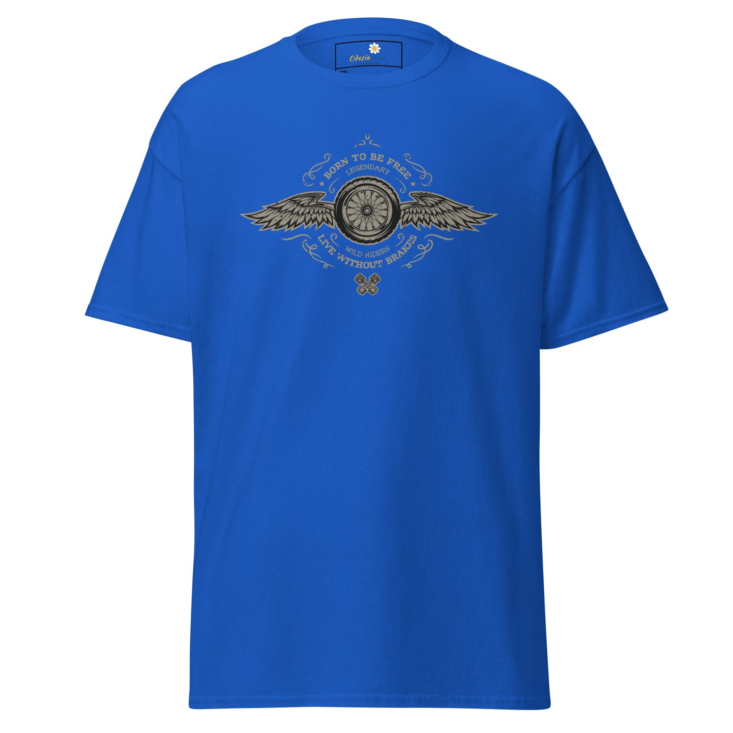 T-shirt classique homme - VINTAGE BORN TO BE FREE - GRAND