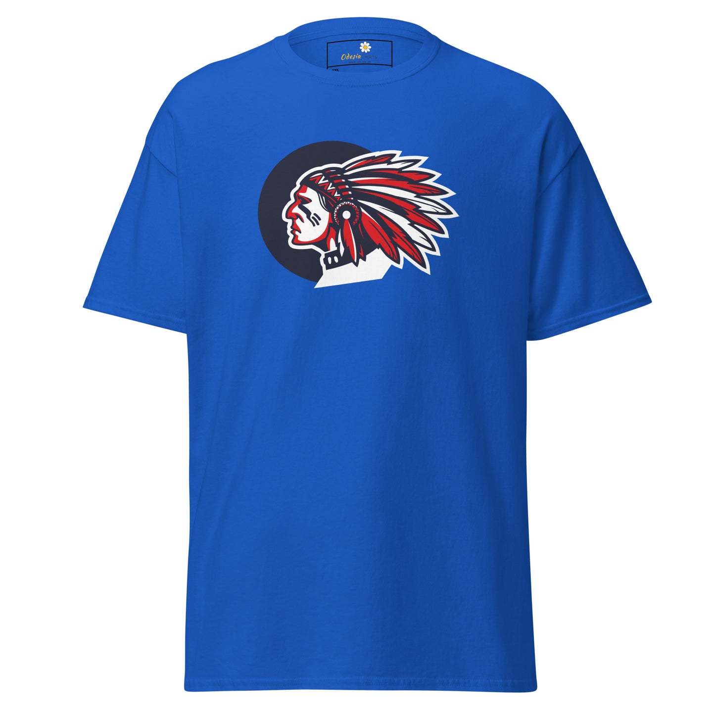 T-shirt classique homme - VINTAGE INDIAN HEAD - GRAND