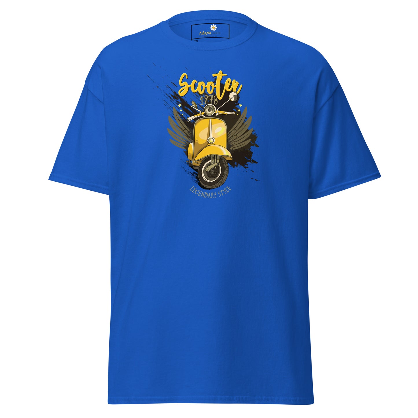 T-shirt classique homme - VINTAGE SCOOTER 1978 - GRAND