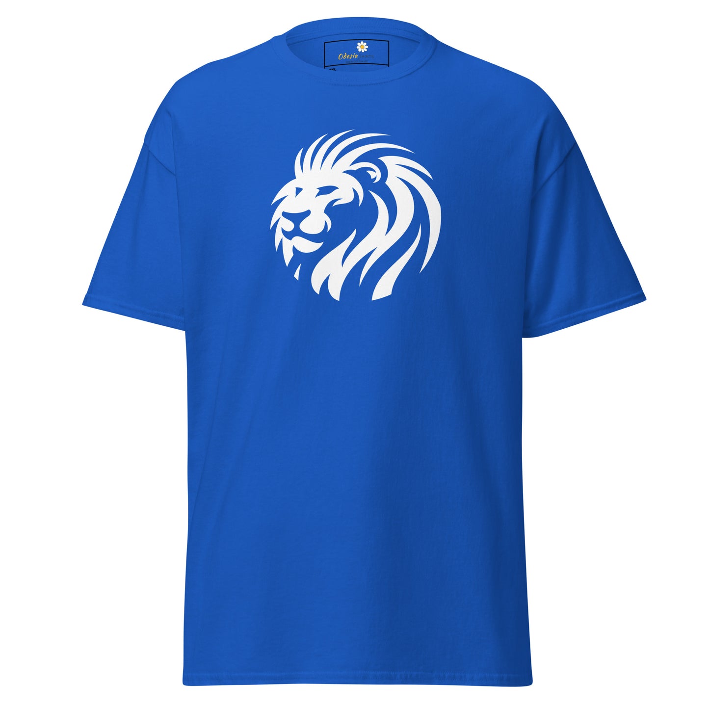 T-shirt classique pour homme - WILDLIFE LION HEAD HEAD CIRCLE - BIG