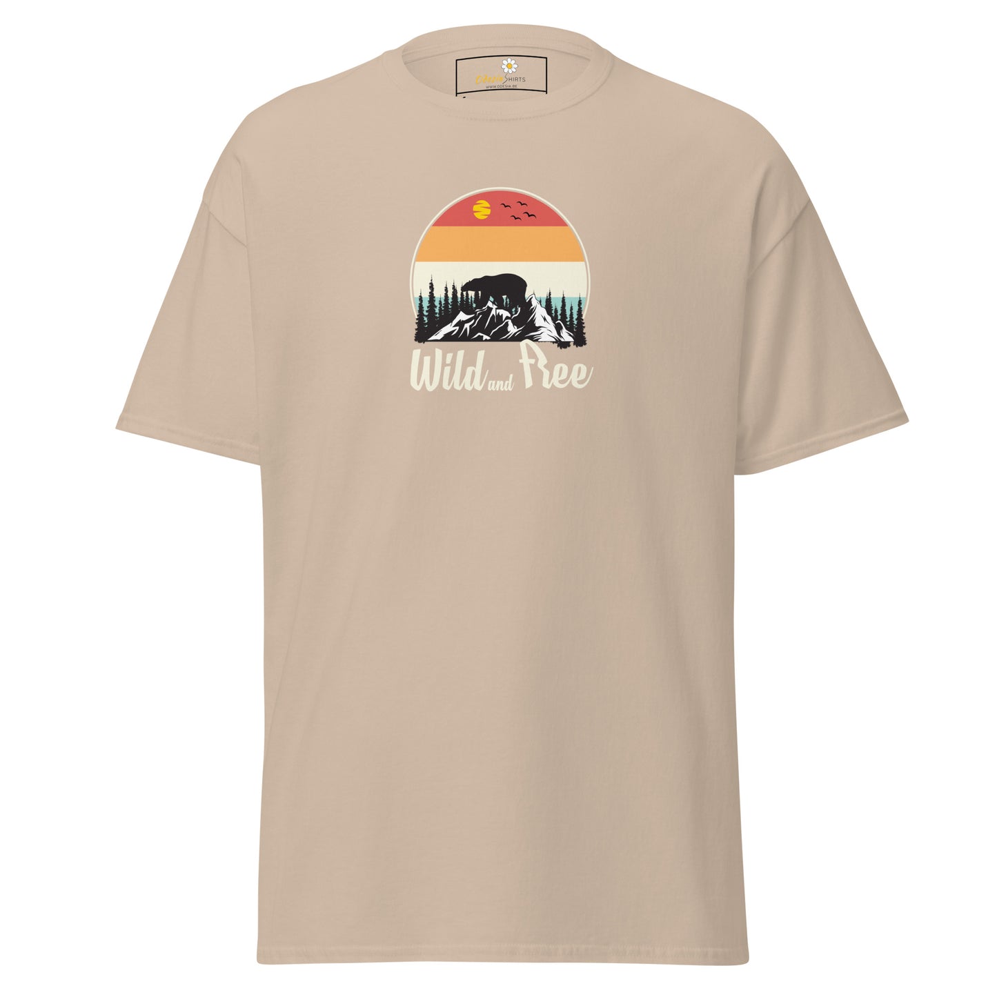 Unisex classic t-shirt - ADVENTURE WILD AND FREE - REGULAR
