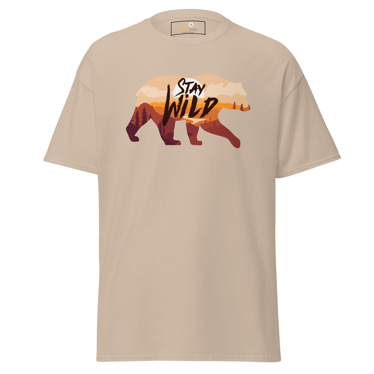 Unisex classic t-shirt - ADVENTURE WILD LIFE STAY WILD - REGULAR