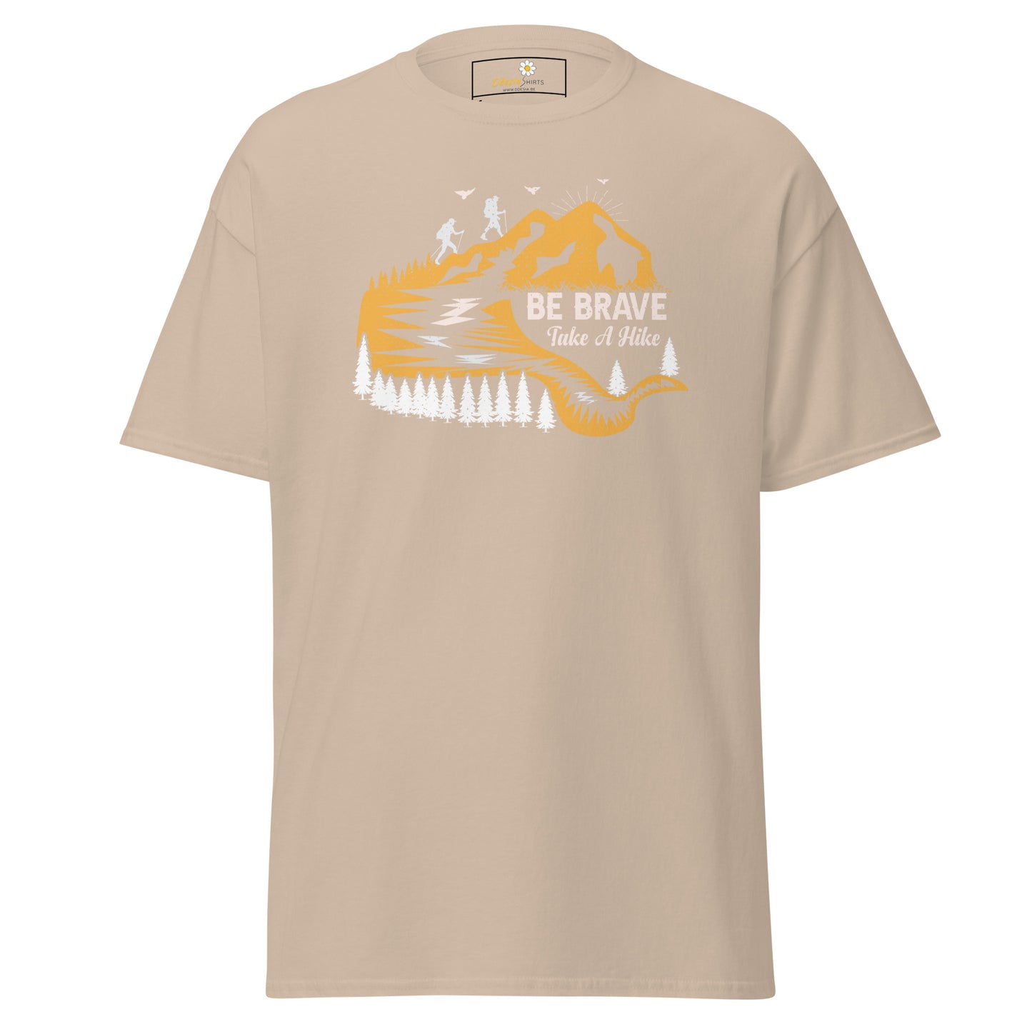 Unisex classic t-shirt - ADVENTURE BE BRAVE WANDER - REGULAR
