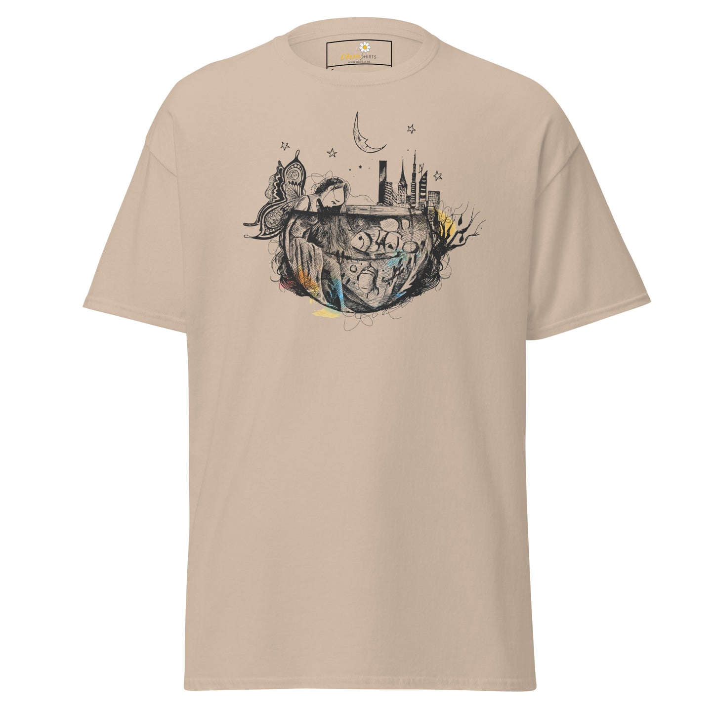 Unisex classic t-shirt - FANTASY GIRL FISHBOWL - REGULAR