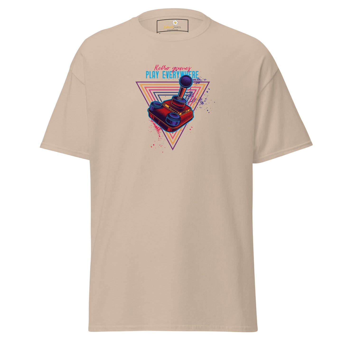 Unisex classic t-shirt - GAMERS PLAY EVERYWHERE JOYSTICK - REGULAR