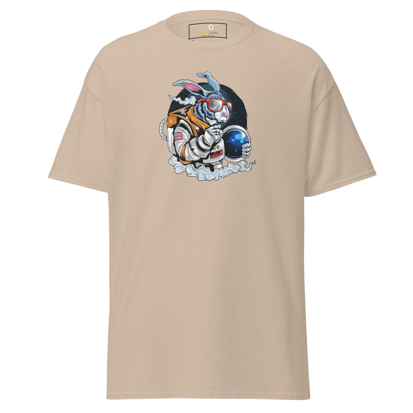 T-shirt classique unisexe - LAPIN ASTRONAUTE - RÉGULIER