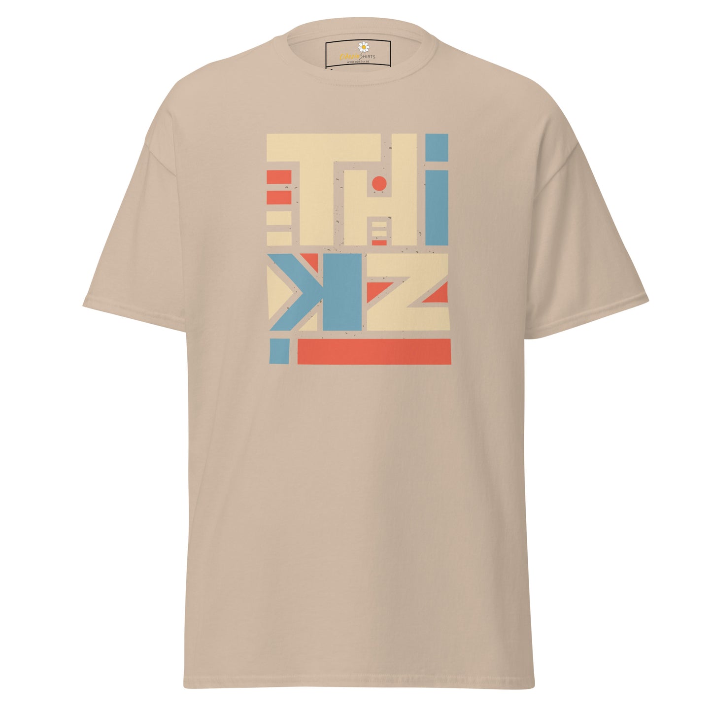 Unisex classic t-shirt - ABSTRACT TEXT THINK - REGULAR