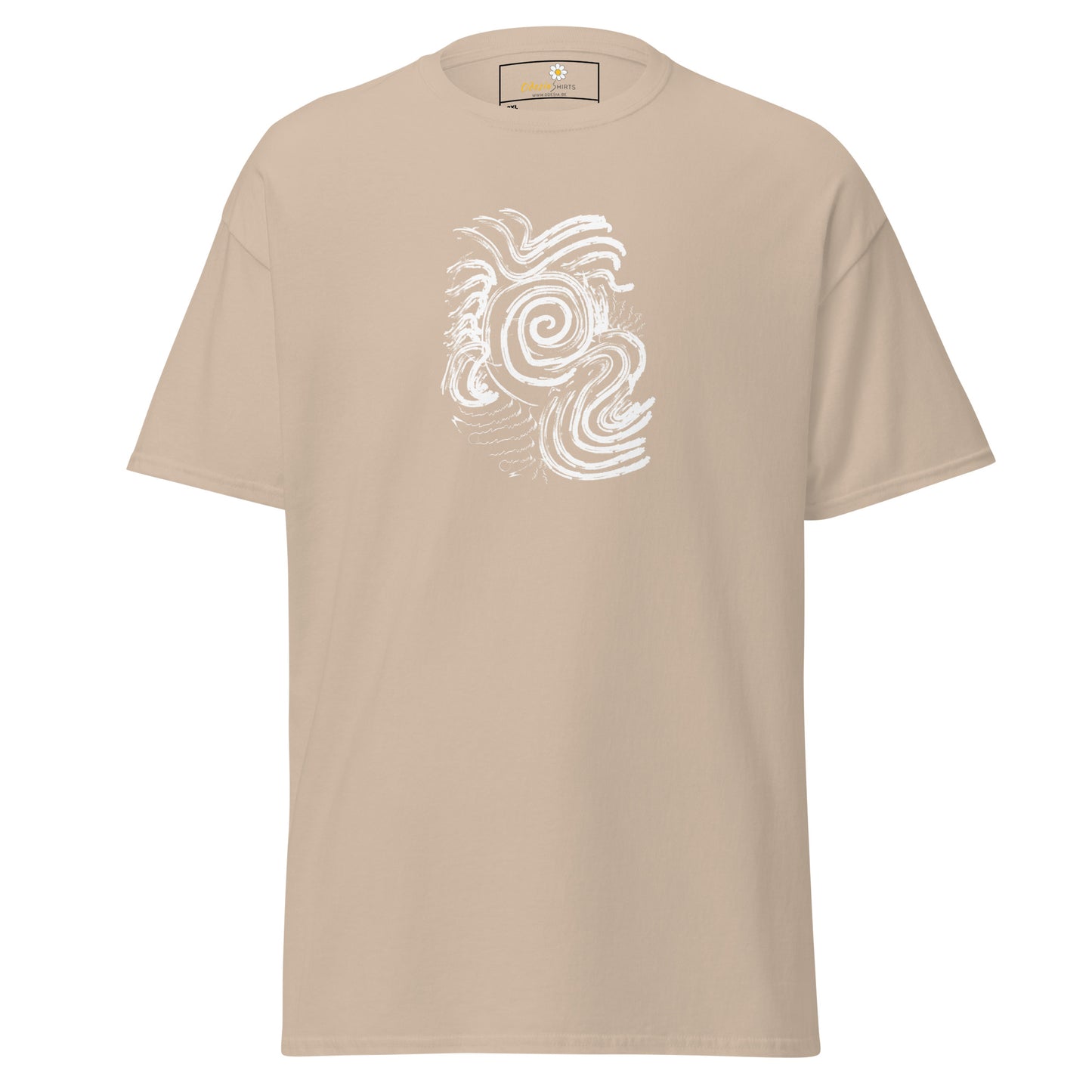 Unisex classic t-shirt - ABSTRACT SUNLIGHT WAVES - BIG