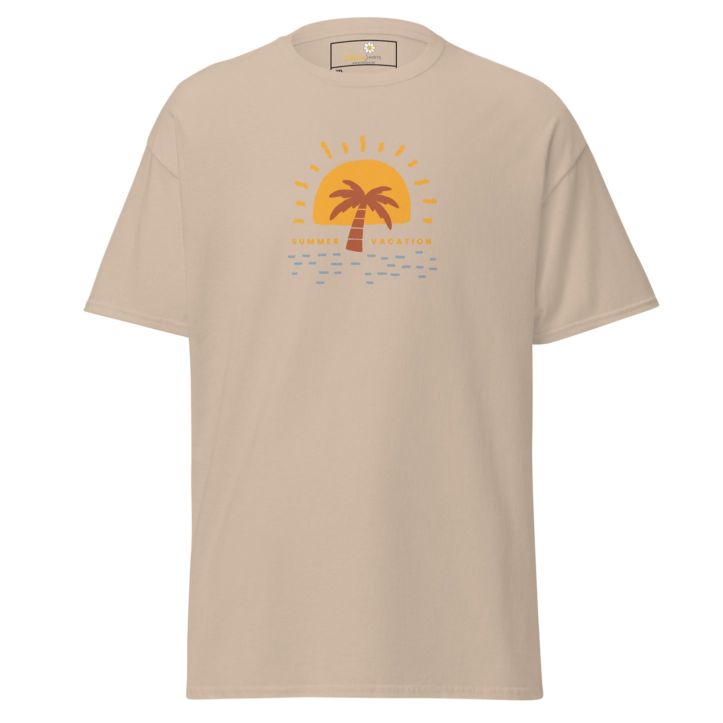 Heren klassiek t-shirt - ZOMERVAKANTIE - GROOT