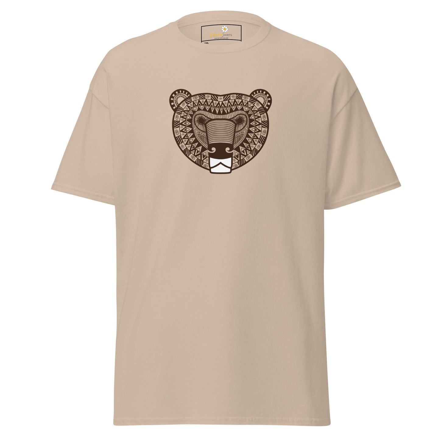 Klassiek heren t-shirt - WILDLIFE AZTECH BEAR - GROOT