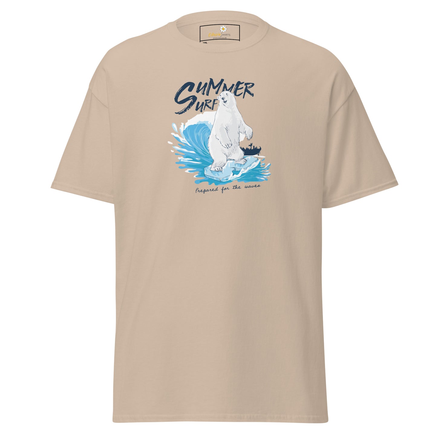 T-shirt classique homme - SUMMER SURFING BEAR - GRAND