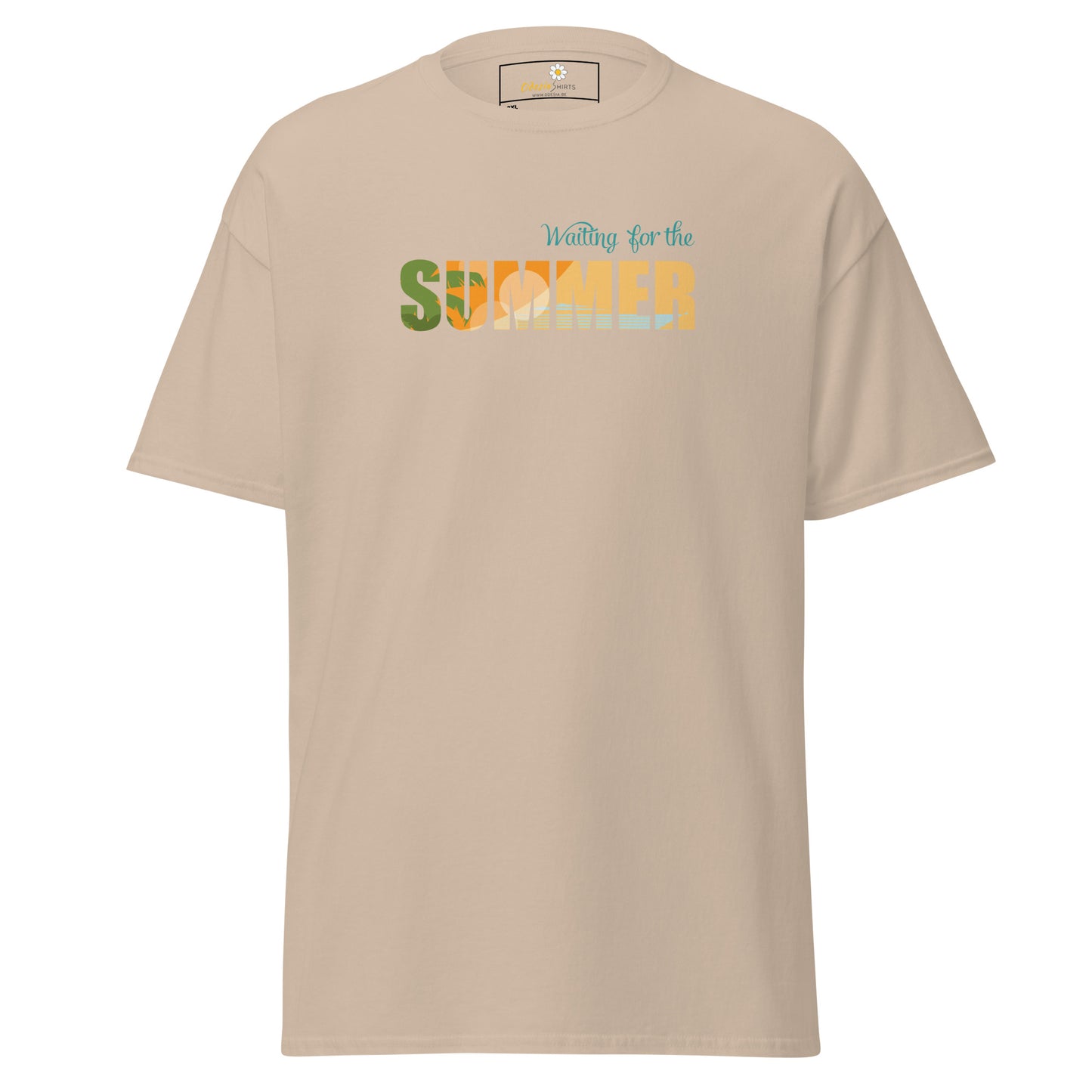 T-shirt classique pour homme - L'ÉTÉ ATTEND - GRAND