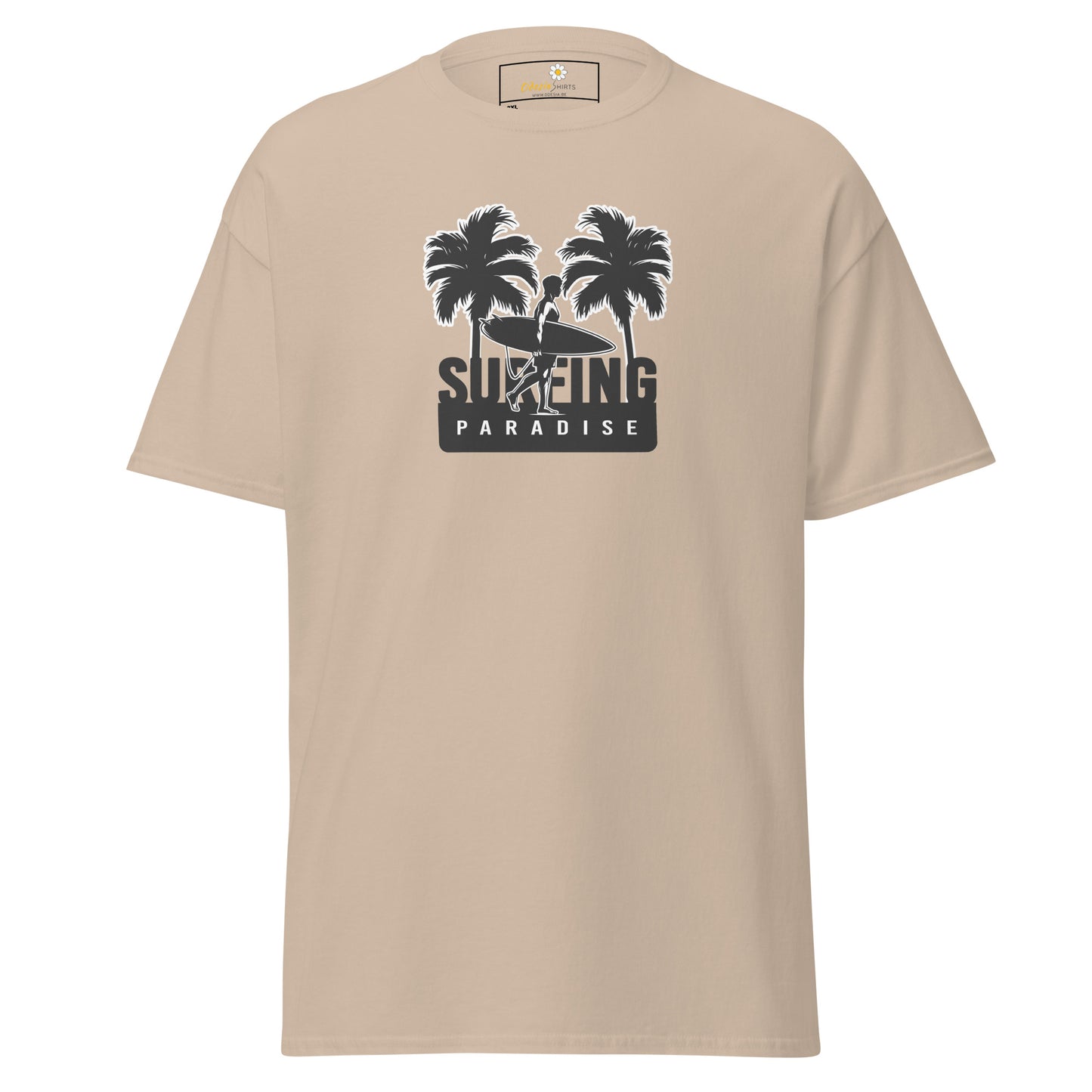 T-shirt classique pour homme - SUMMER SURFING TREES - BIG