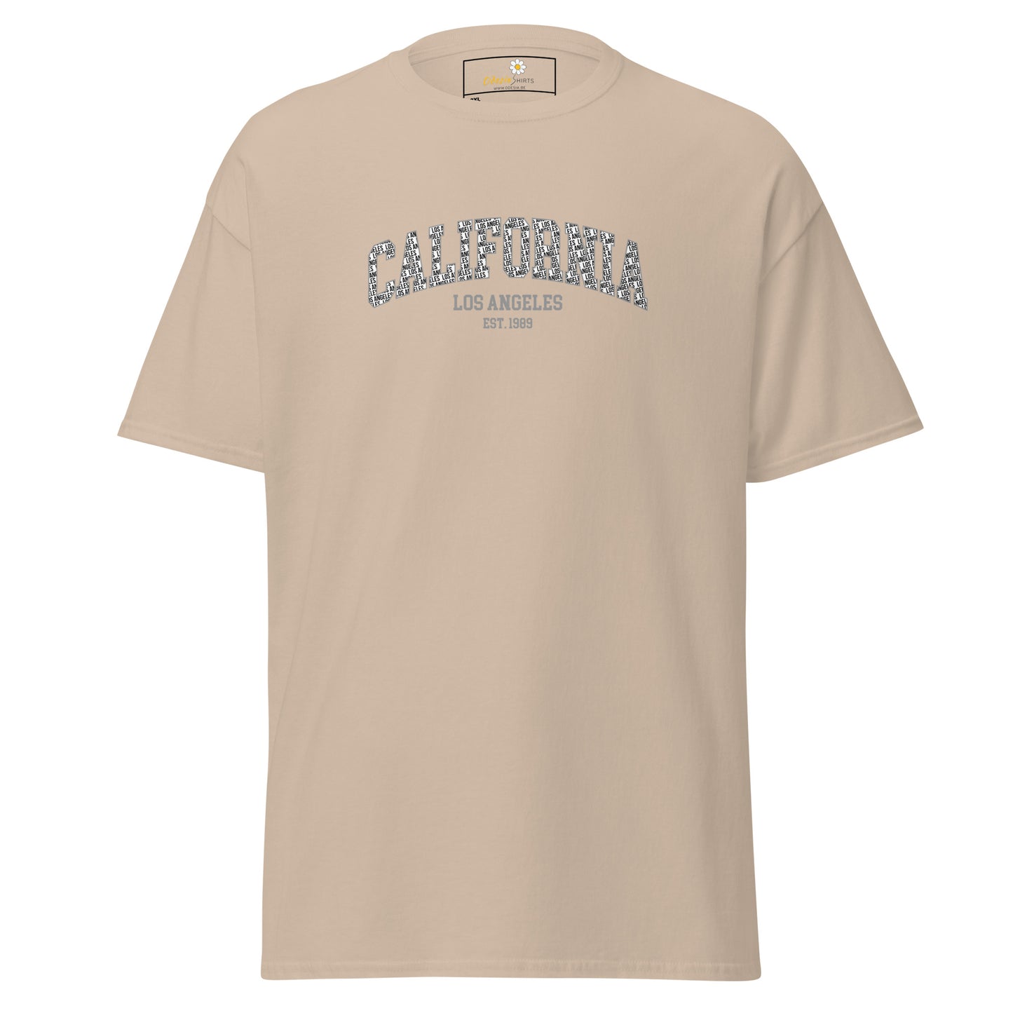 Klassiek T-shirt voor heren - TEXT CALIFORNIA MORE - GROOT